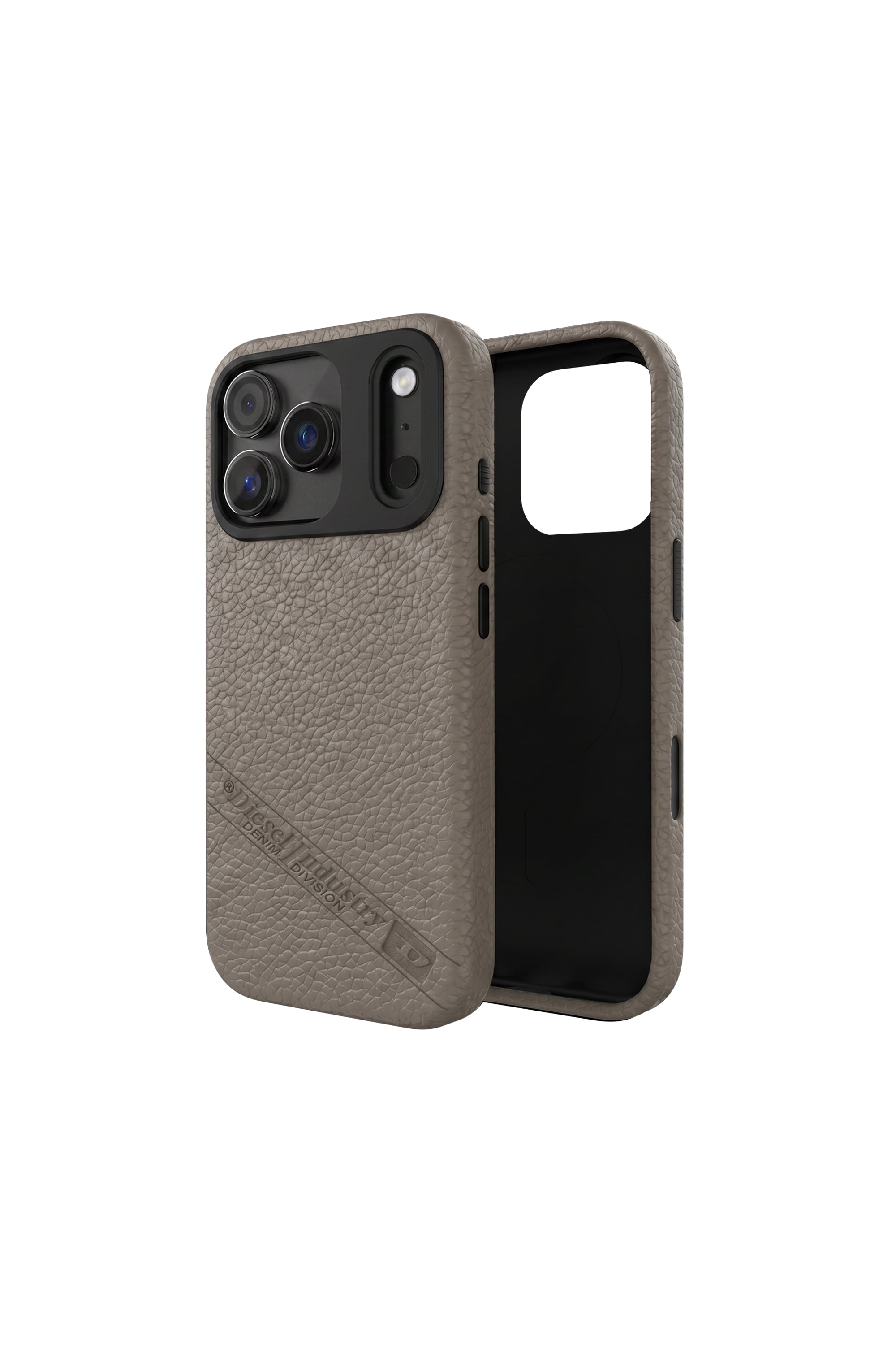 Diesel - 60644 MOULDED CASE, Unisex's Flag D case with MagSafe for iPhone 17 Pro in Beige - 1