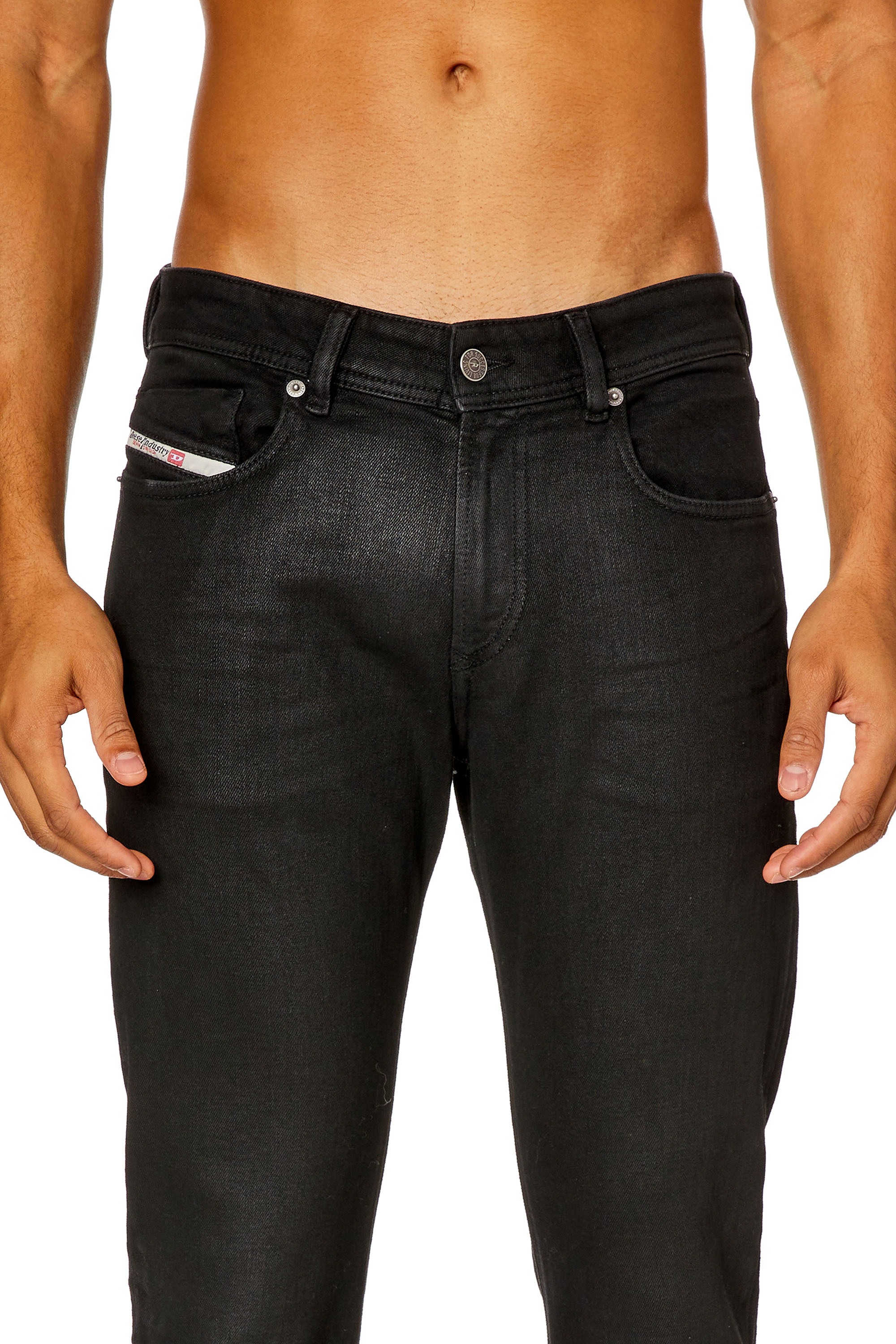 Men's Skinny Jeans Black/Dark grey Diesel 1979 Sleenker