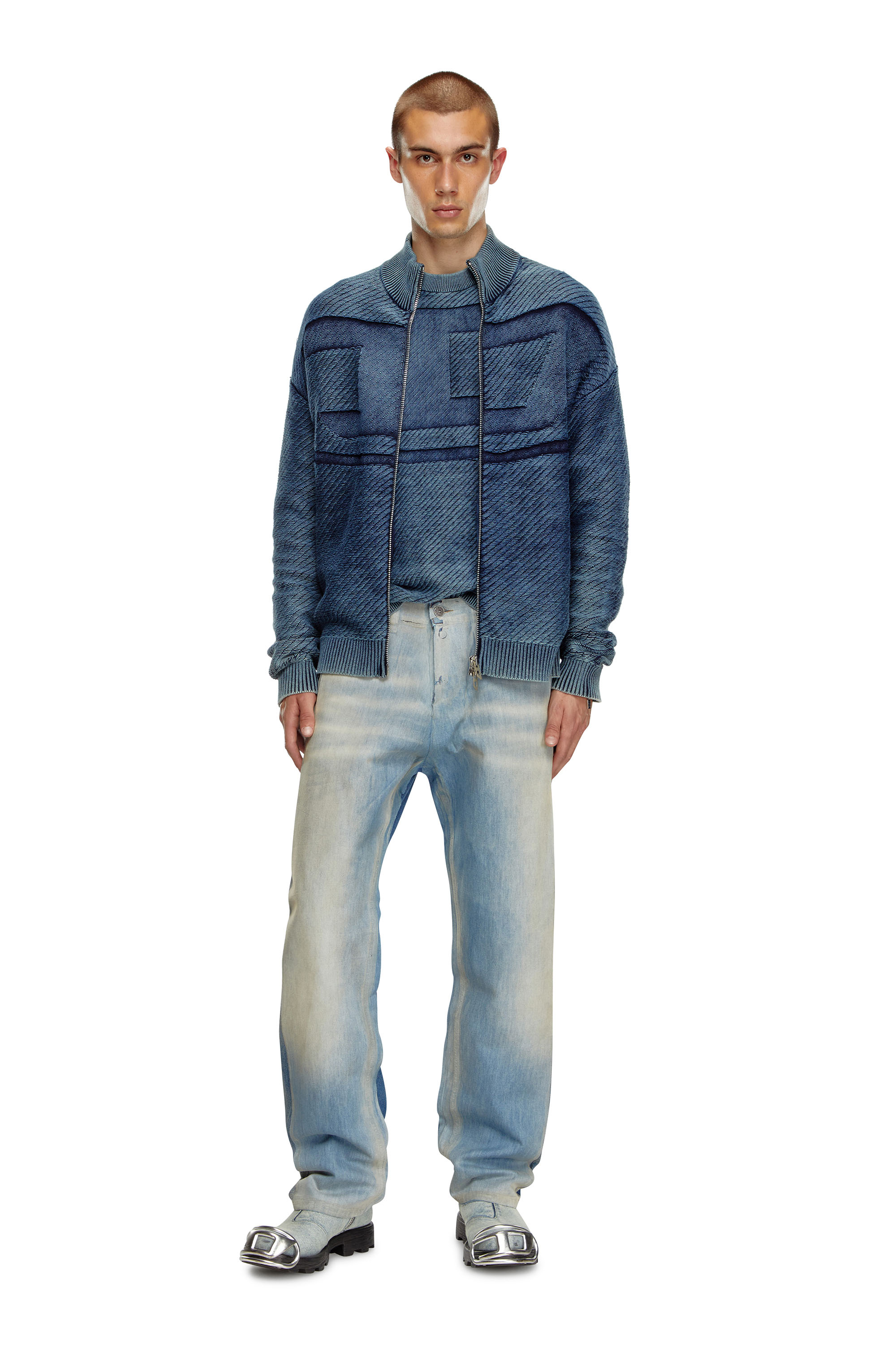 Diesel - Male's Regular Jeans 2024 D-Macs 09K22, Medium Blue - 2