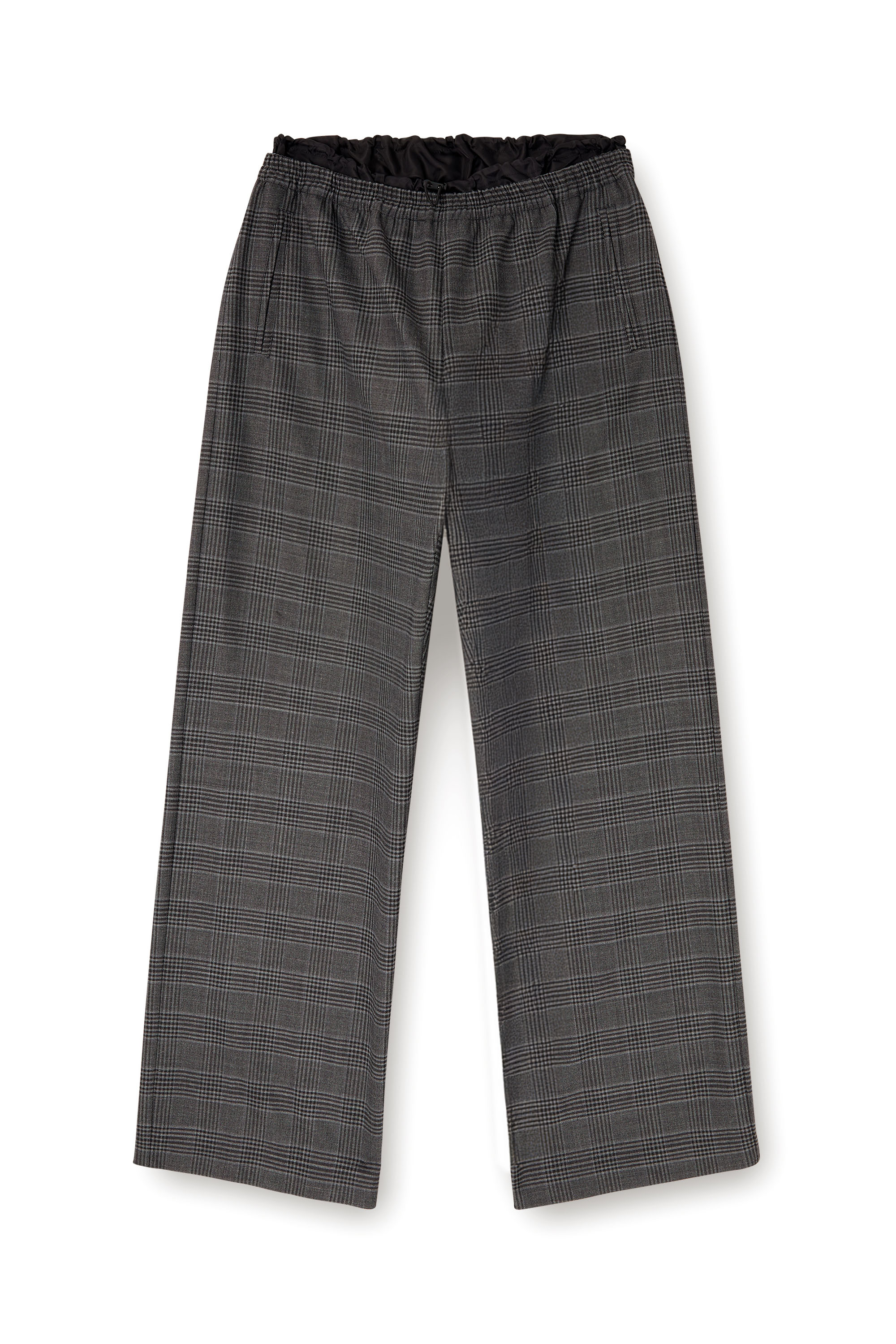 Diesel - P-YRITE, Female's Wool pants with welt pockets in Black - 3