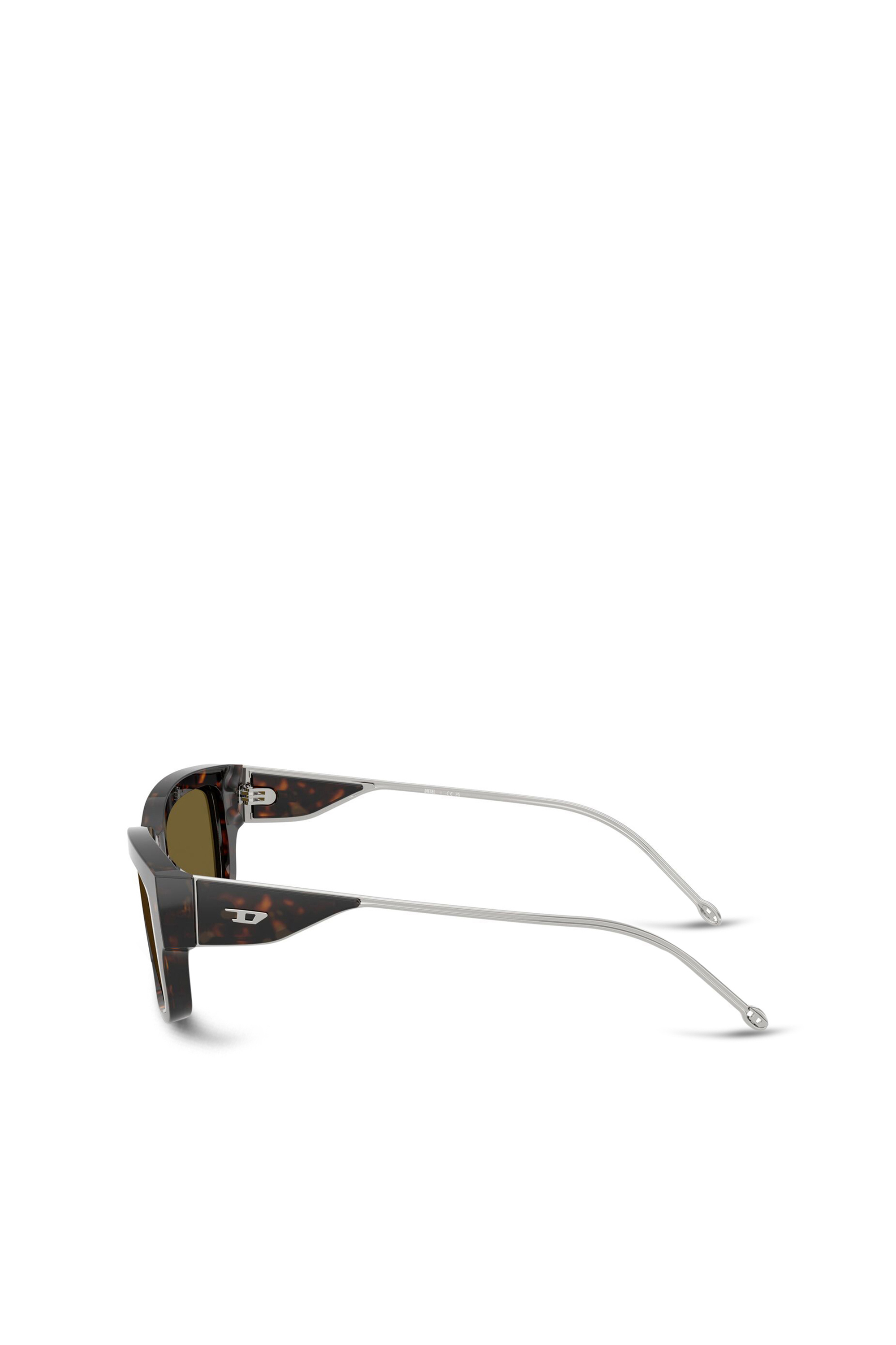 Diesel - 0DL2002 SIZE 56, Unisex's Rectangle sunglasses in Brown - 3