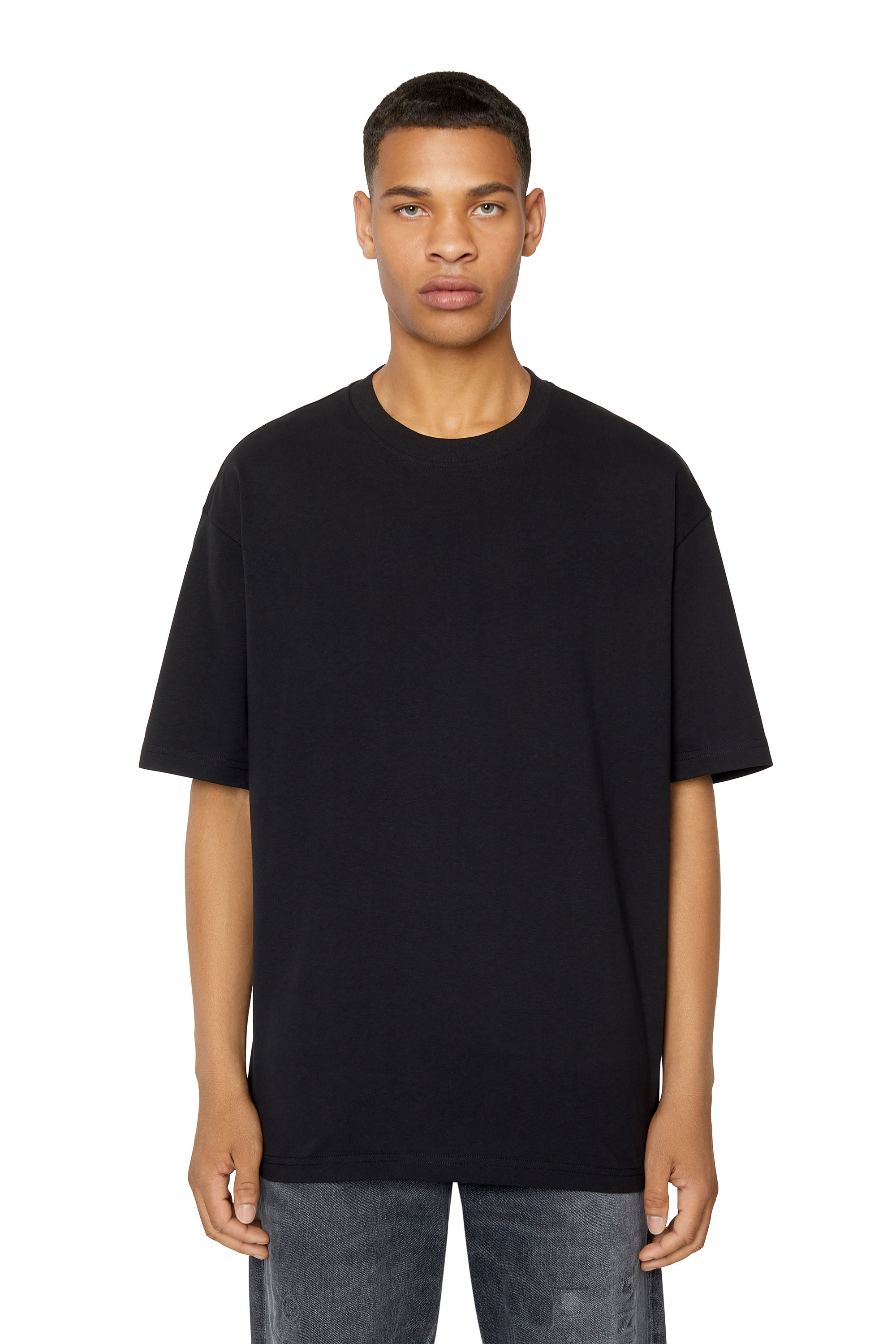 T-BOGGY-MEGOVAL Man: T-shirt with back maxi D logo | Diesel