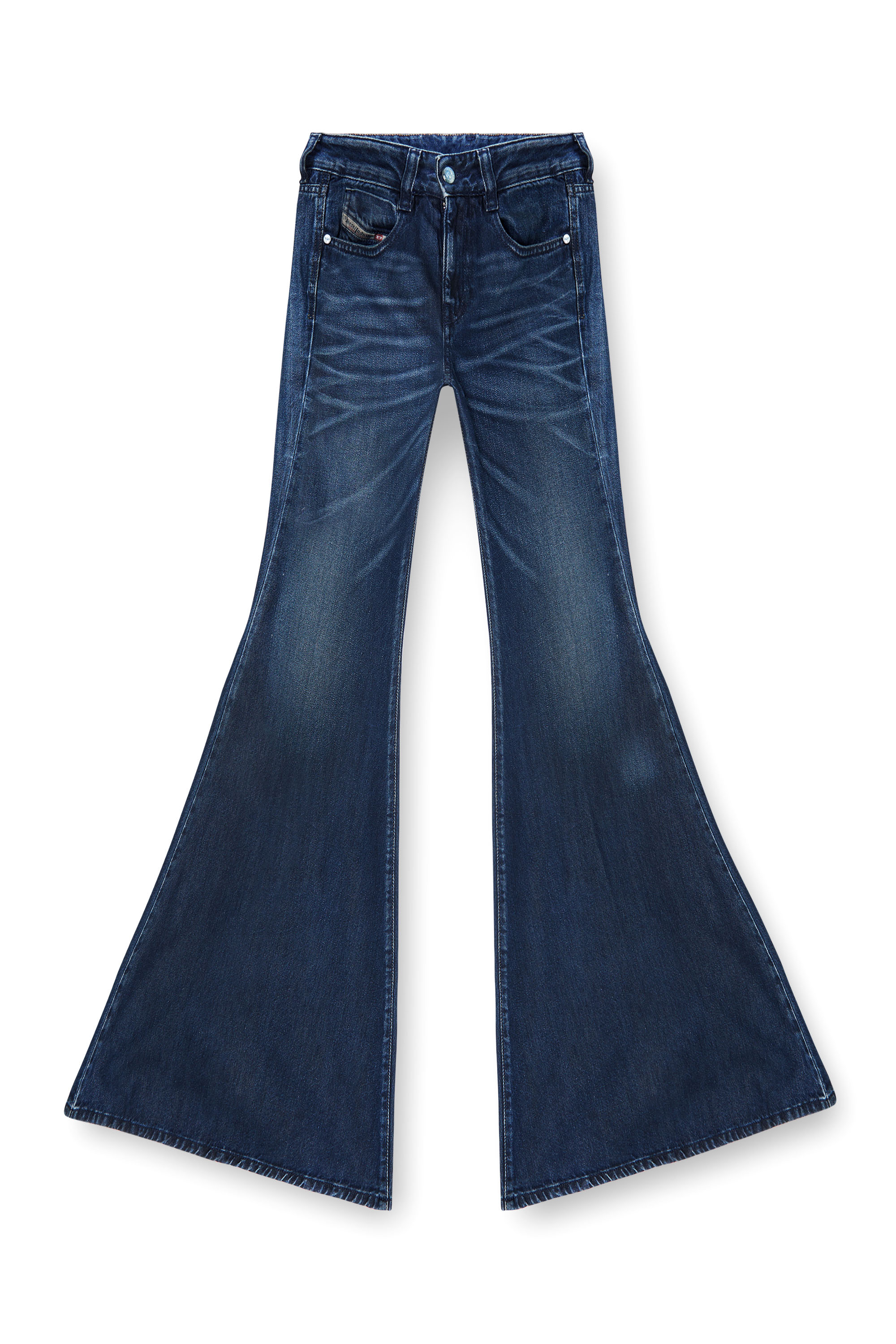 Diesel - Flare Jeans 1970 D-Bleess 09N21 Femme, Bleu Fonc&eacute; - Image 1