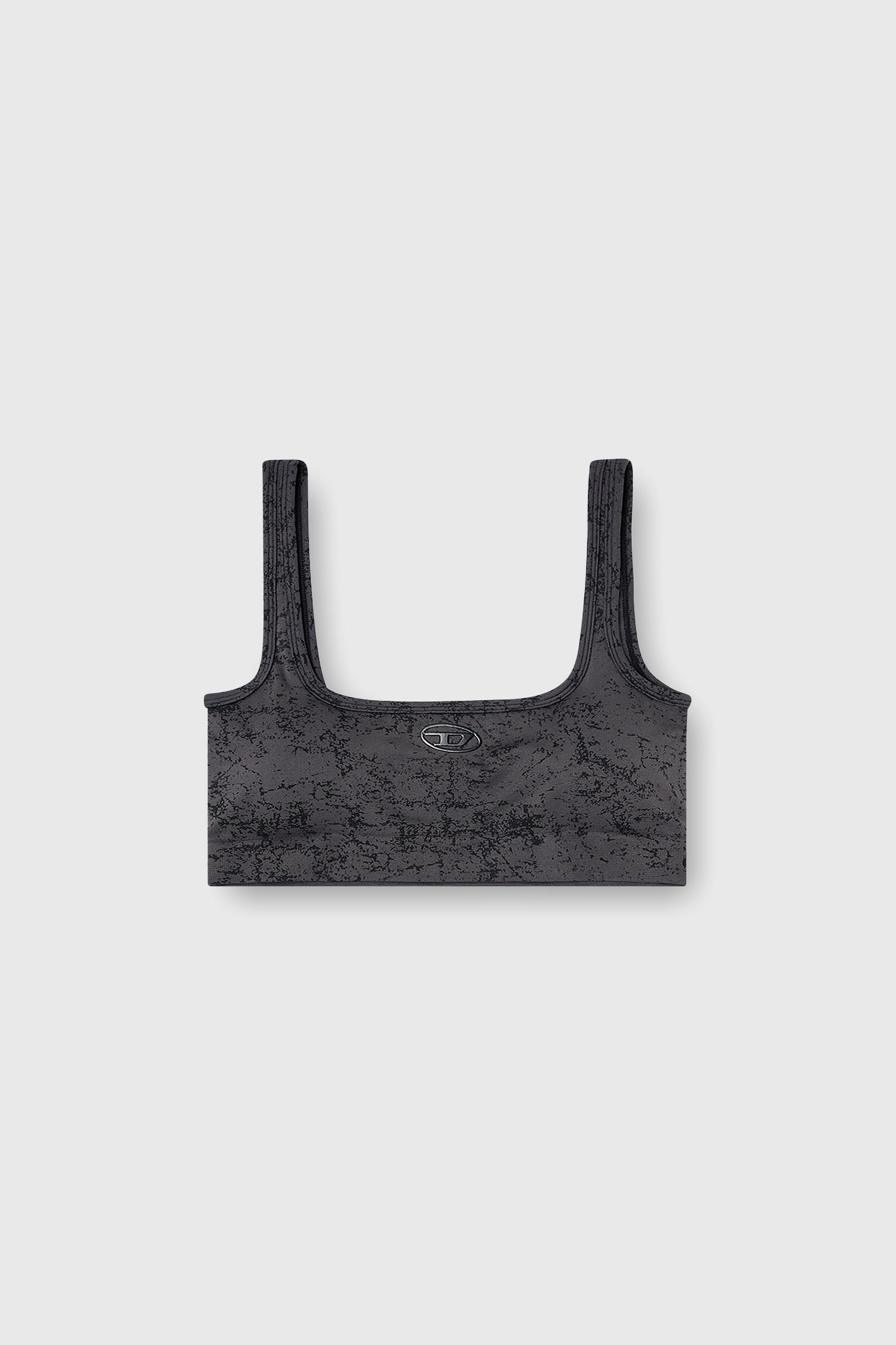 Diesel - HELLA-UTLT, Top deportivo con estampado utility Mujer in Gris - 6