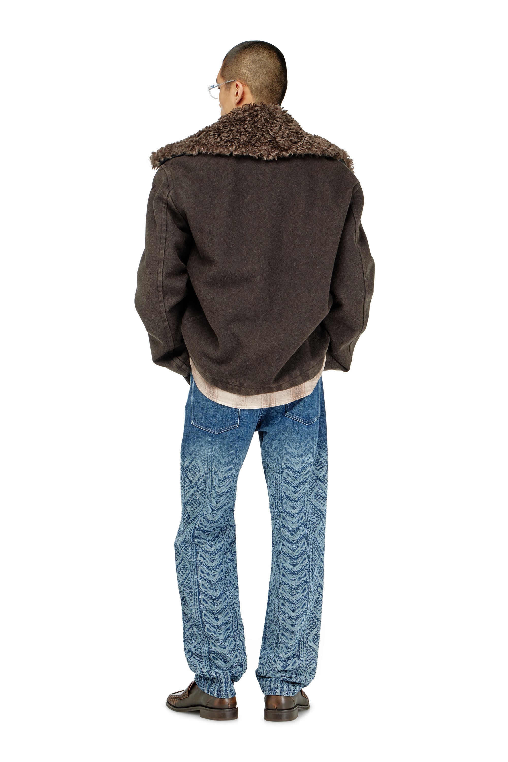 Diesel - Regular Jeans 2024 D-Macs 007EV Homme, Bleu Fonc&eacute; - Image 3