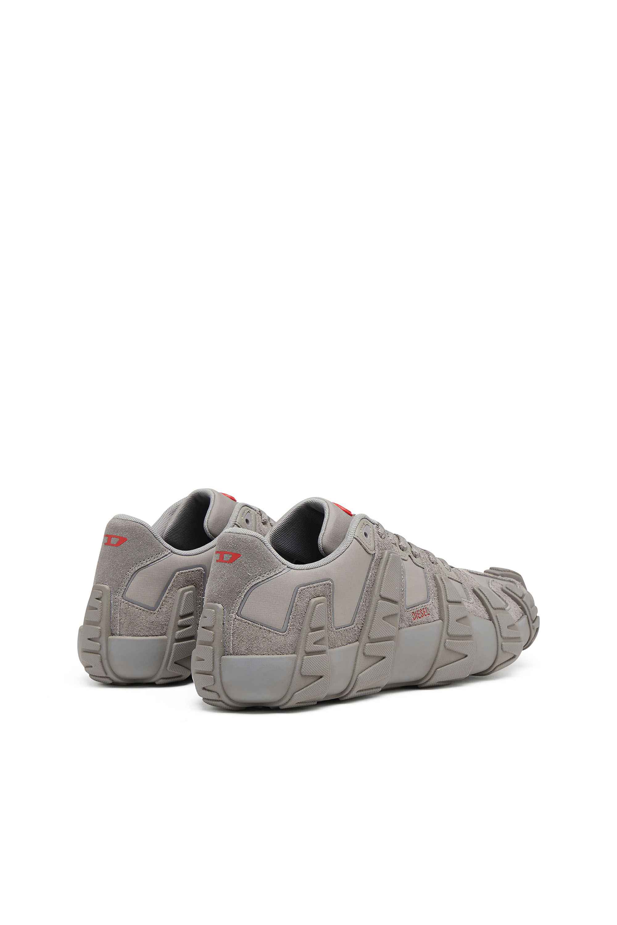Diesel - S-D-GRIFFE LOW, S-D-Griffe - Baskets en nylon Homme in Gris - 4