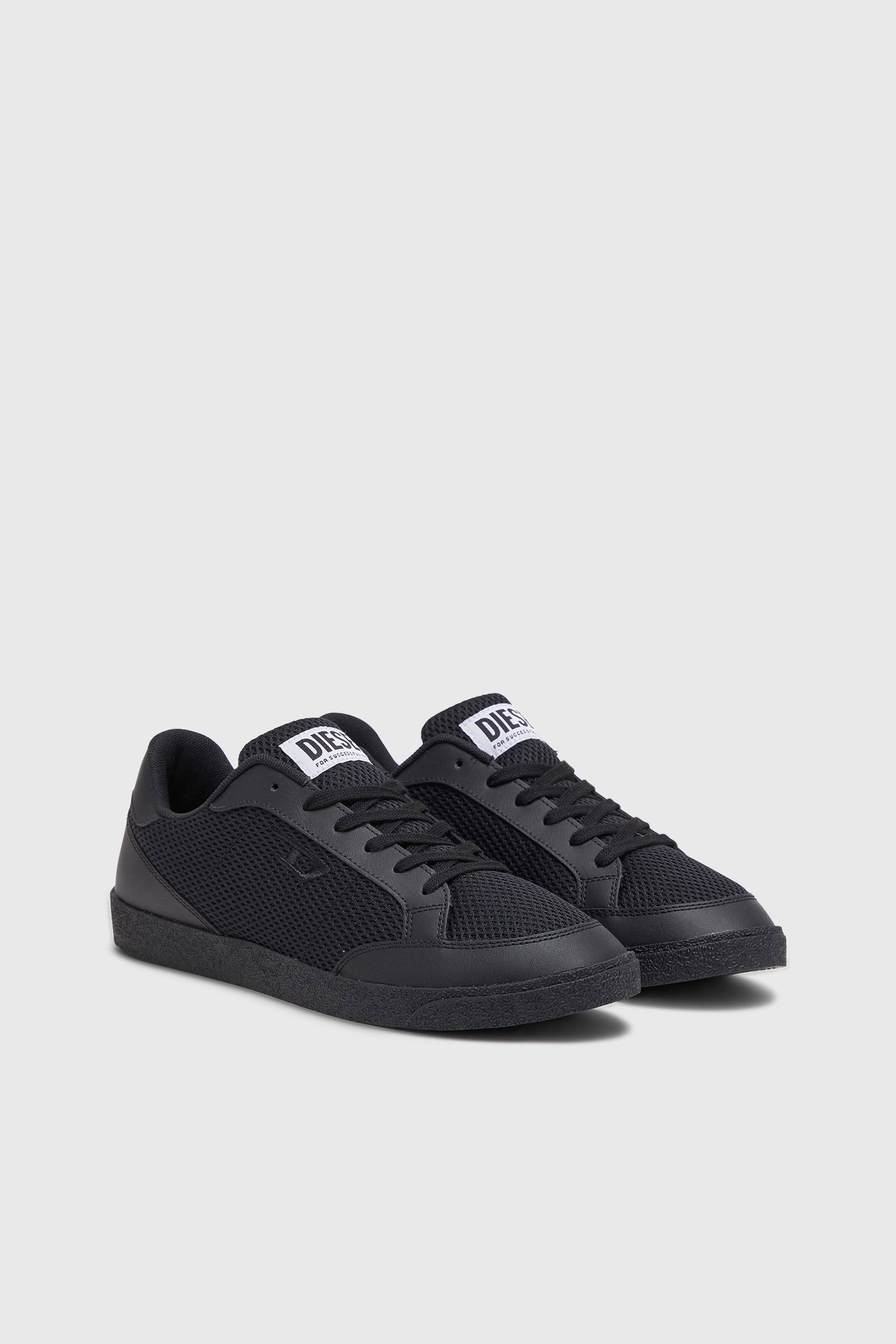 Diesel - S-D-LEO LOW, D-Leo - Zapatillas de malla con logotipo Hombre in Negro - 2