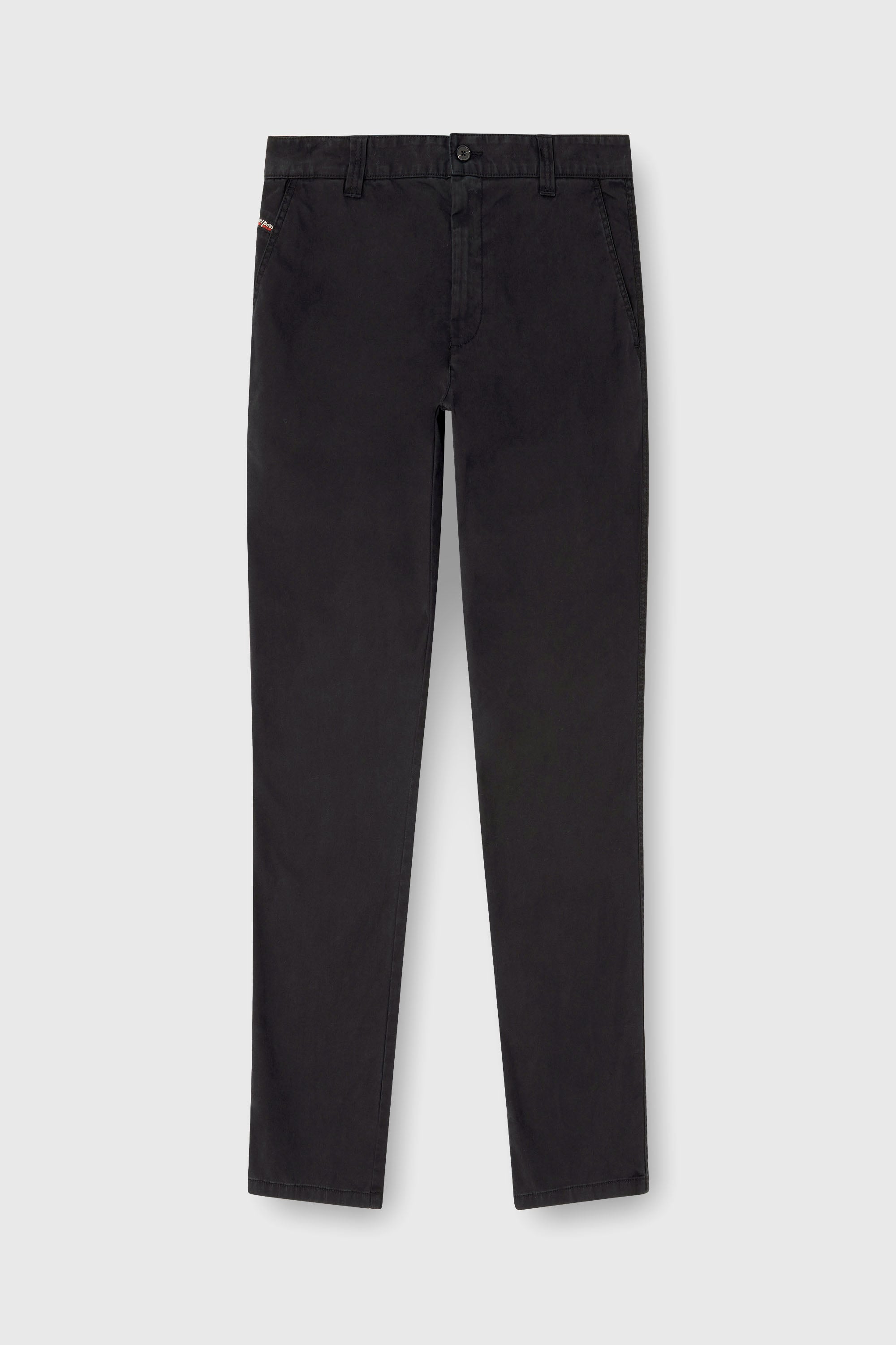 Diesel - P-DEFINE-EPCH, Pantalones de algod&oacute;n con presilla utilitaria Hombre in Negro - 2