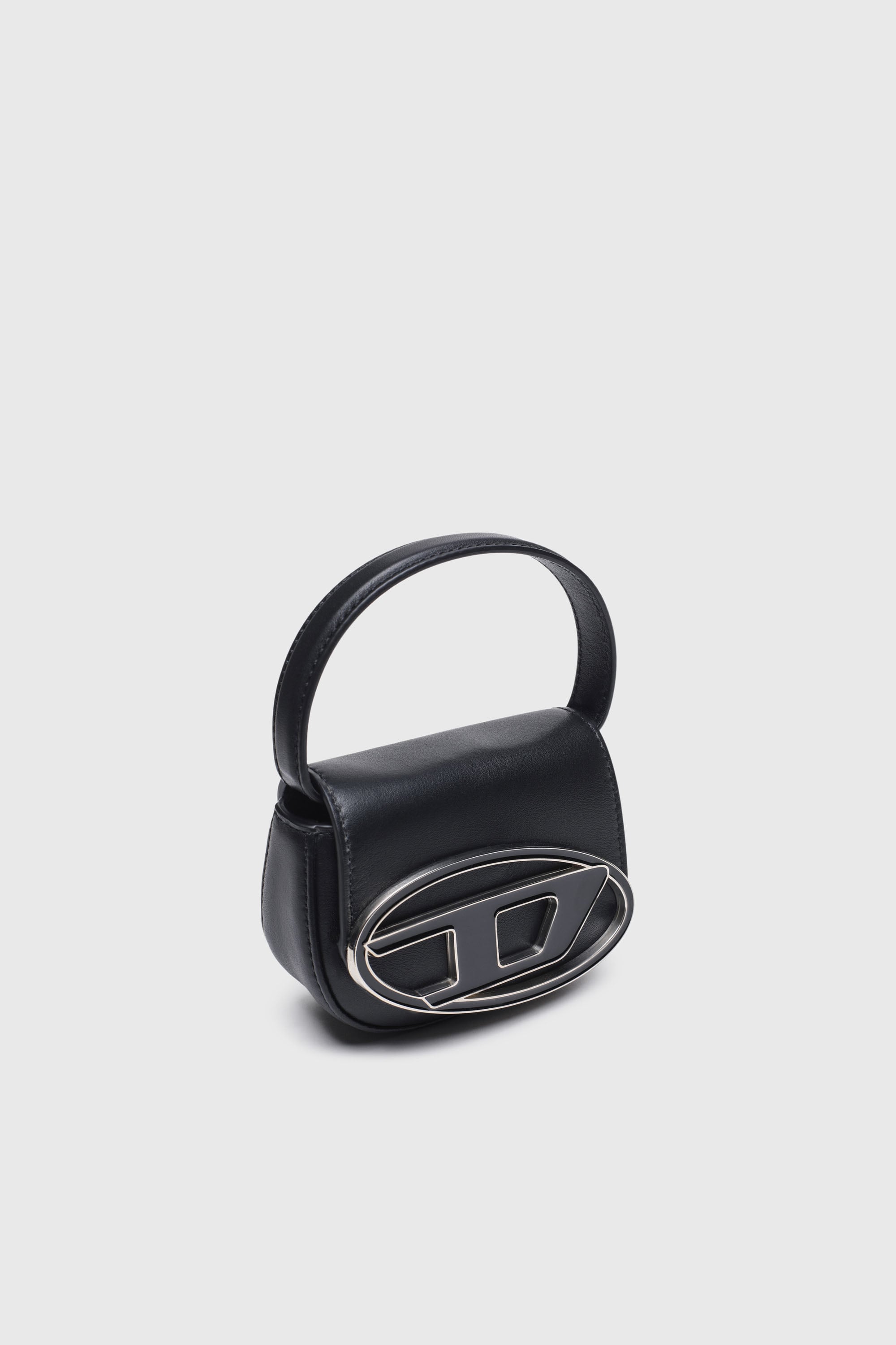 Diesel - 1DR XS, 1DR XS-Minibolso ic&oacute;nico con placa D logo Mujer in Negro - 6