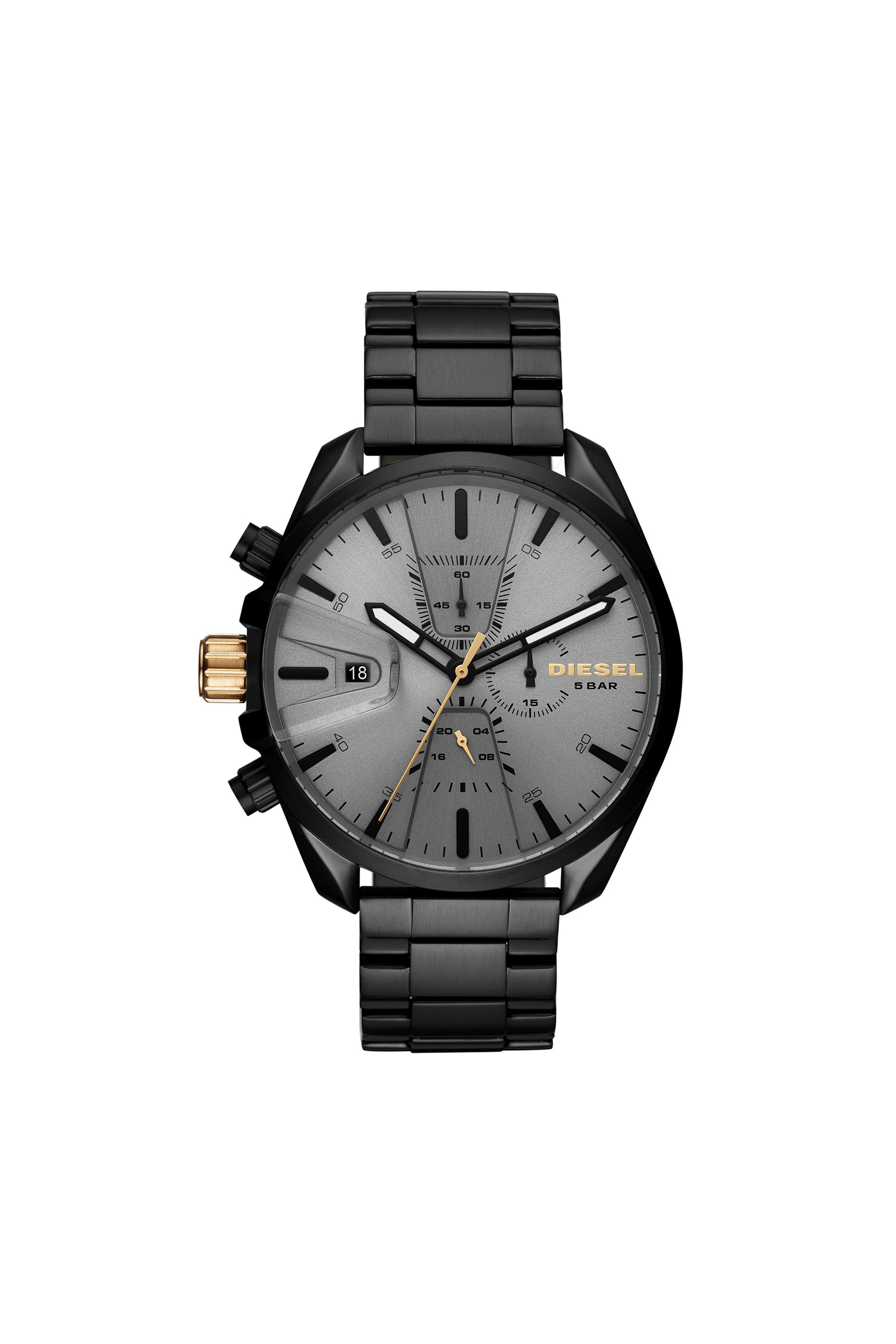 DZ4474 Man: Black watch with gray dial, 47 mm | Diesel