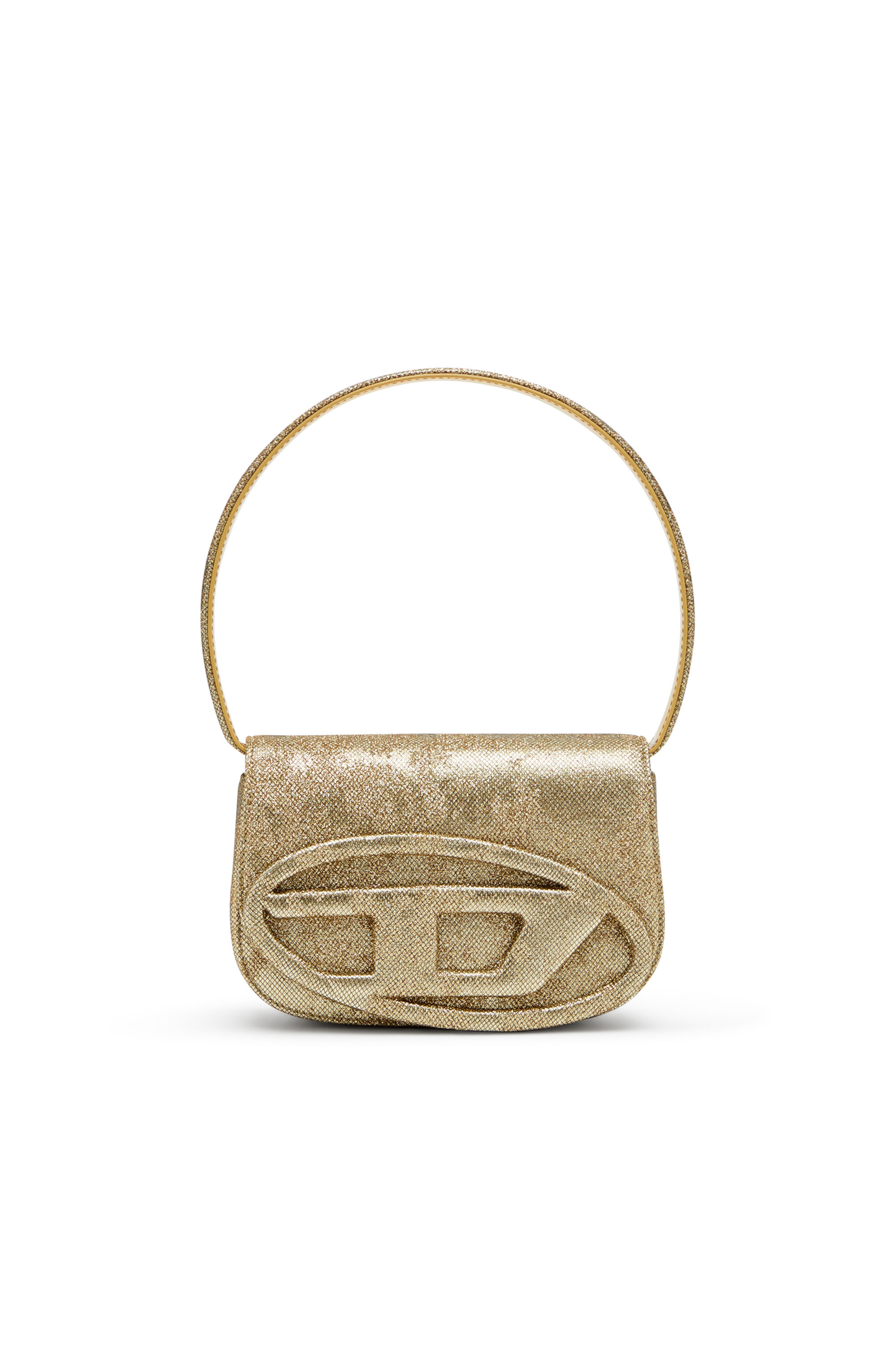 Diesel - 1DR, Female's 1DR-Iconic 1DR bag in glitter-camo Lurex in Gold - 1