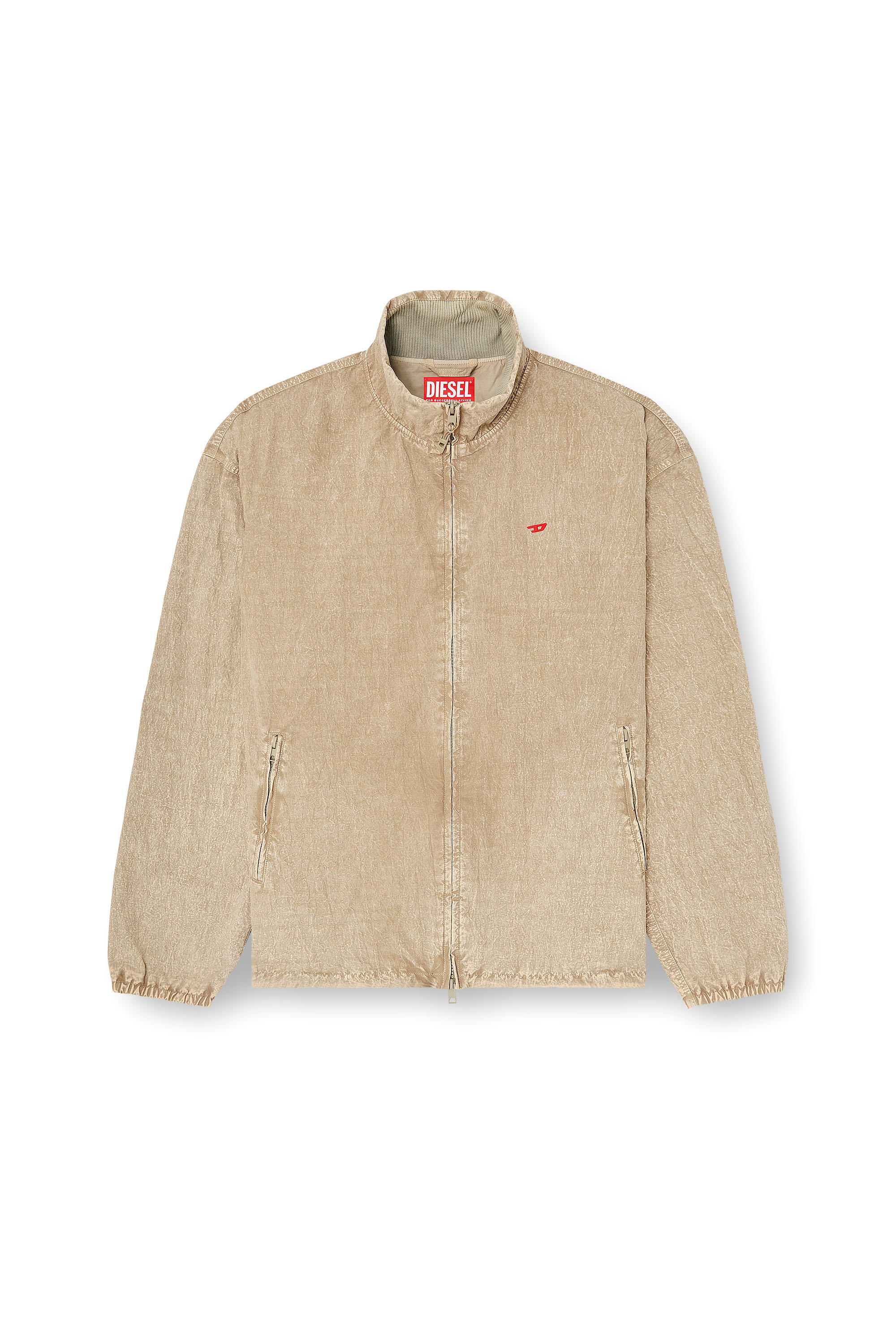 Diesel - J-CORSE-PLBH, Man's Treated taslan jacket with treated finish in null - 2