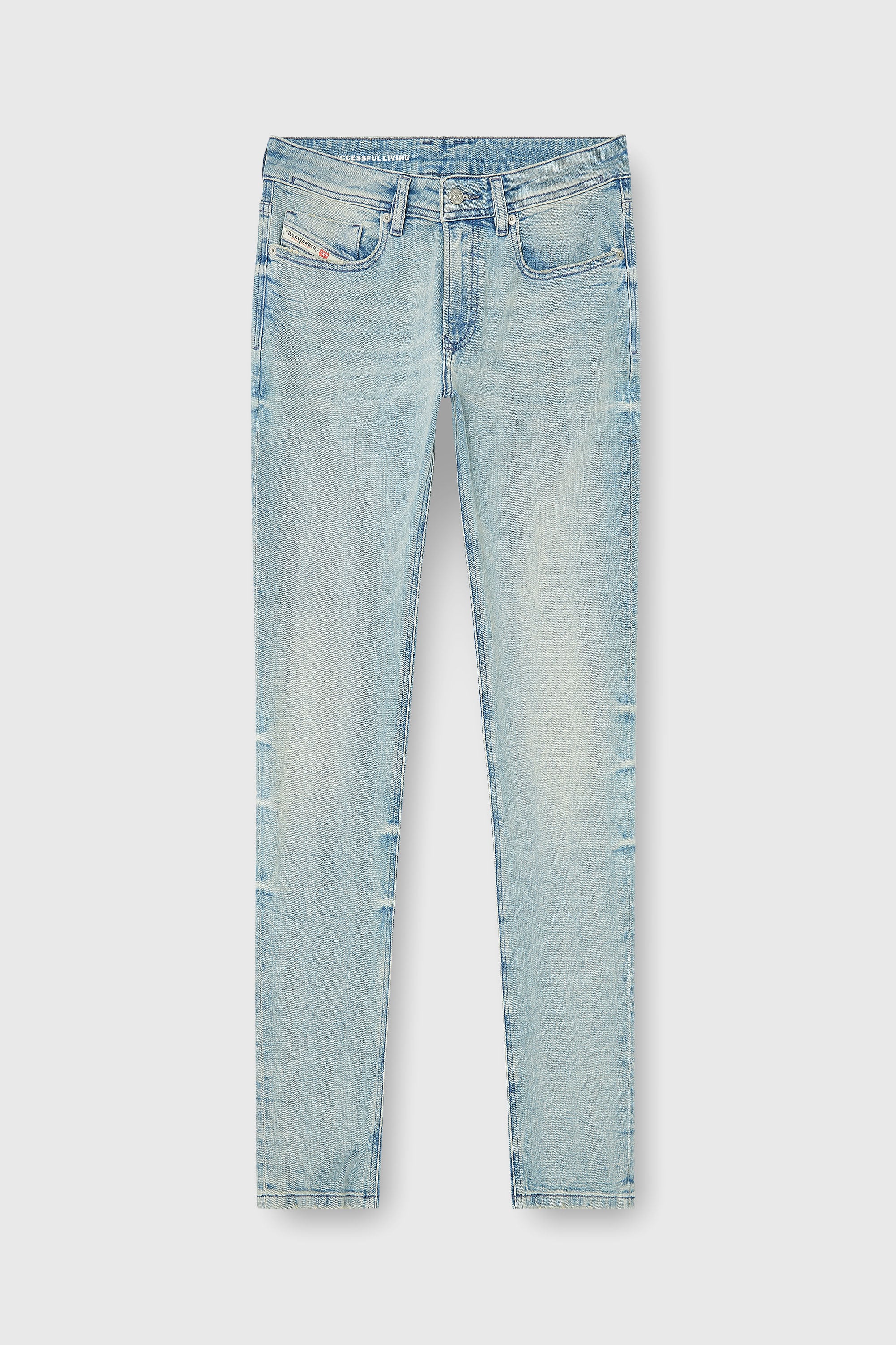 Diesel - Male's Skinny Jeans 1979 Sleenker 0KBBF, Light Blue - 2