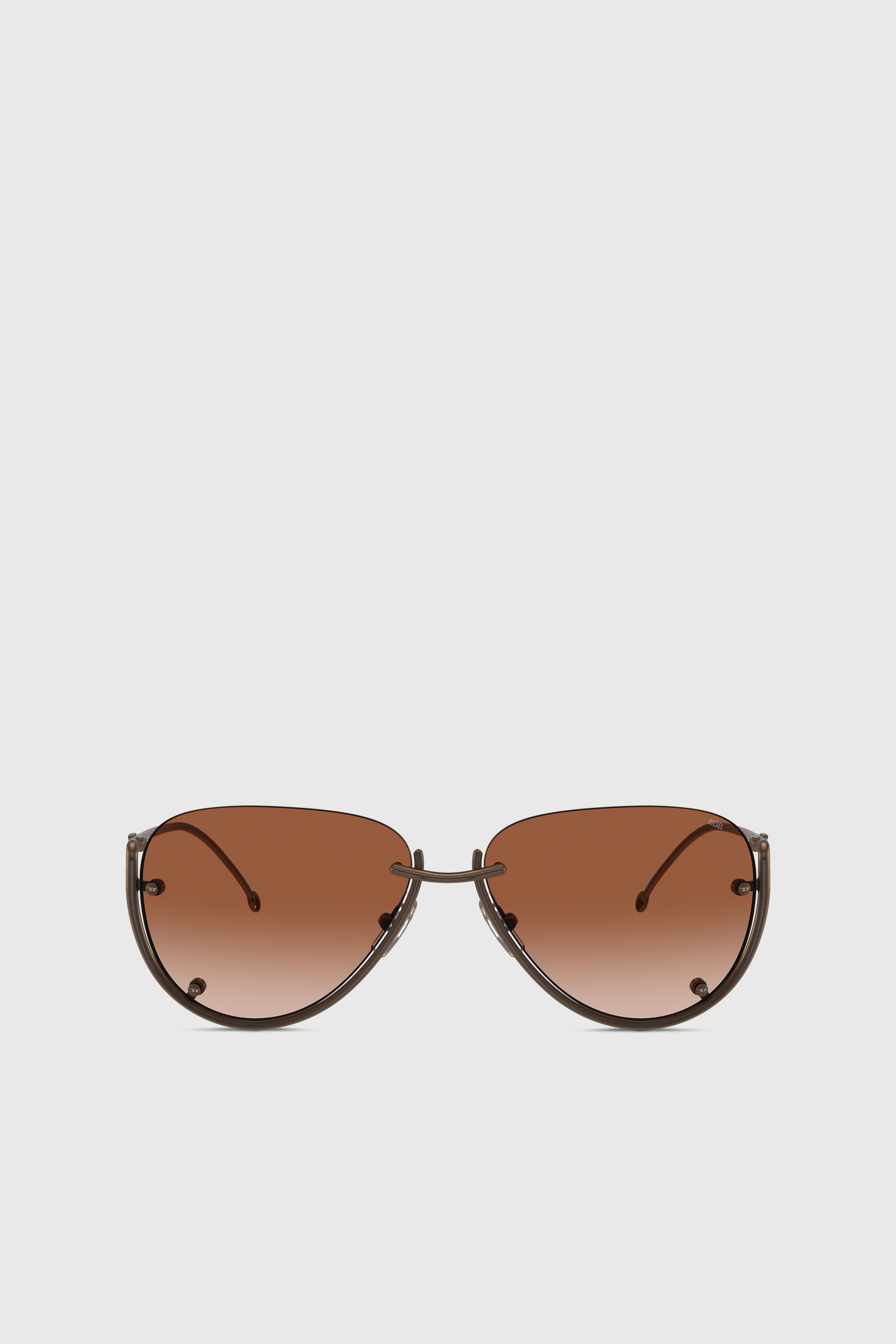 Diesel - 0DL1003, Gafass modelo piloto Unisex in Marr&oacute;n - 1