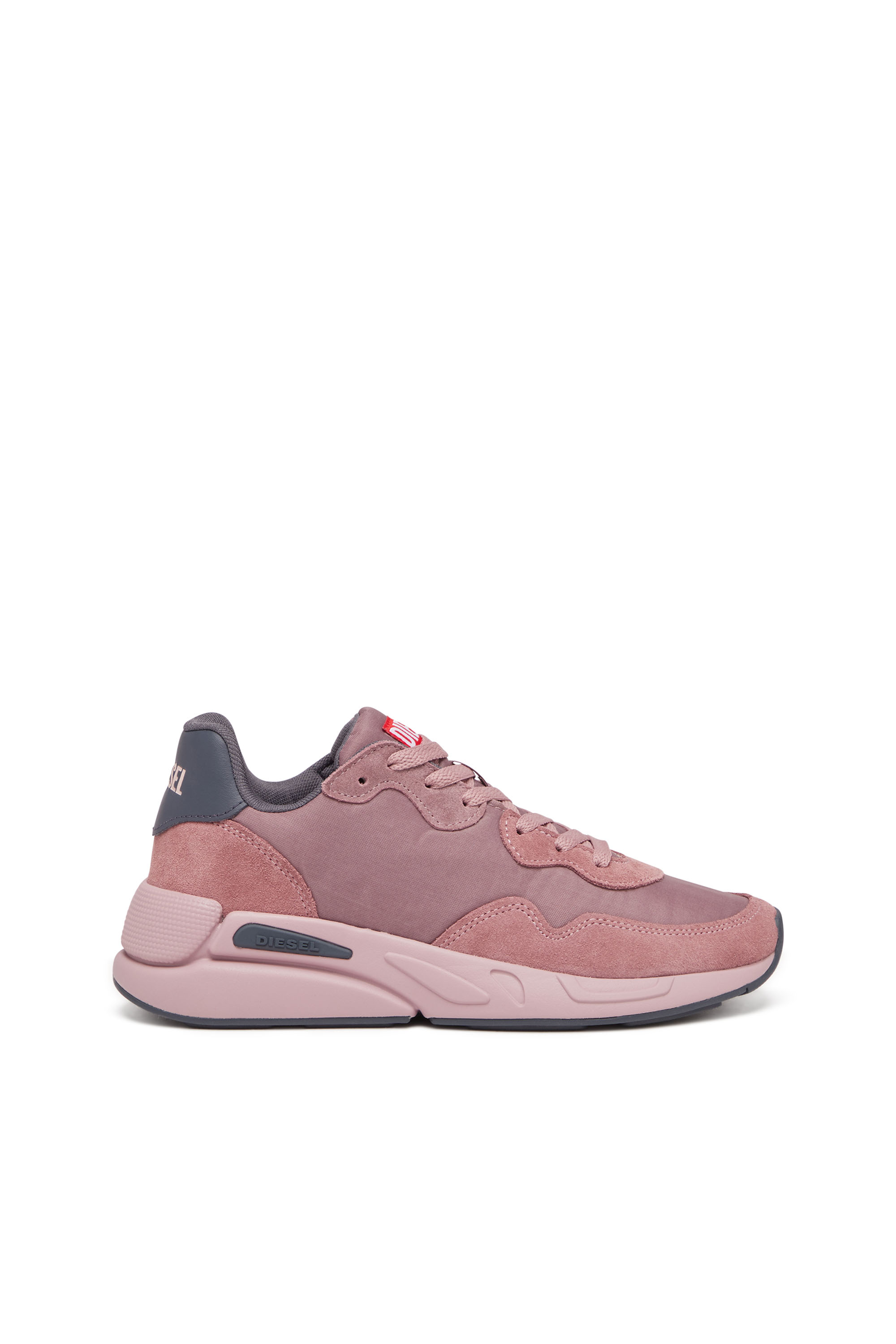 S-SERENDIPITY LIGHT W, Pink Diesel - S-SERENDIPITY LIGHT W, Woman's S-Serendipity Light W - Sneakers with contoured panels in Pink - 1