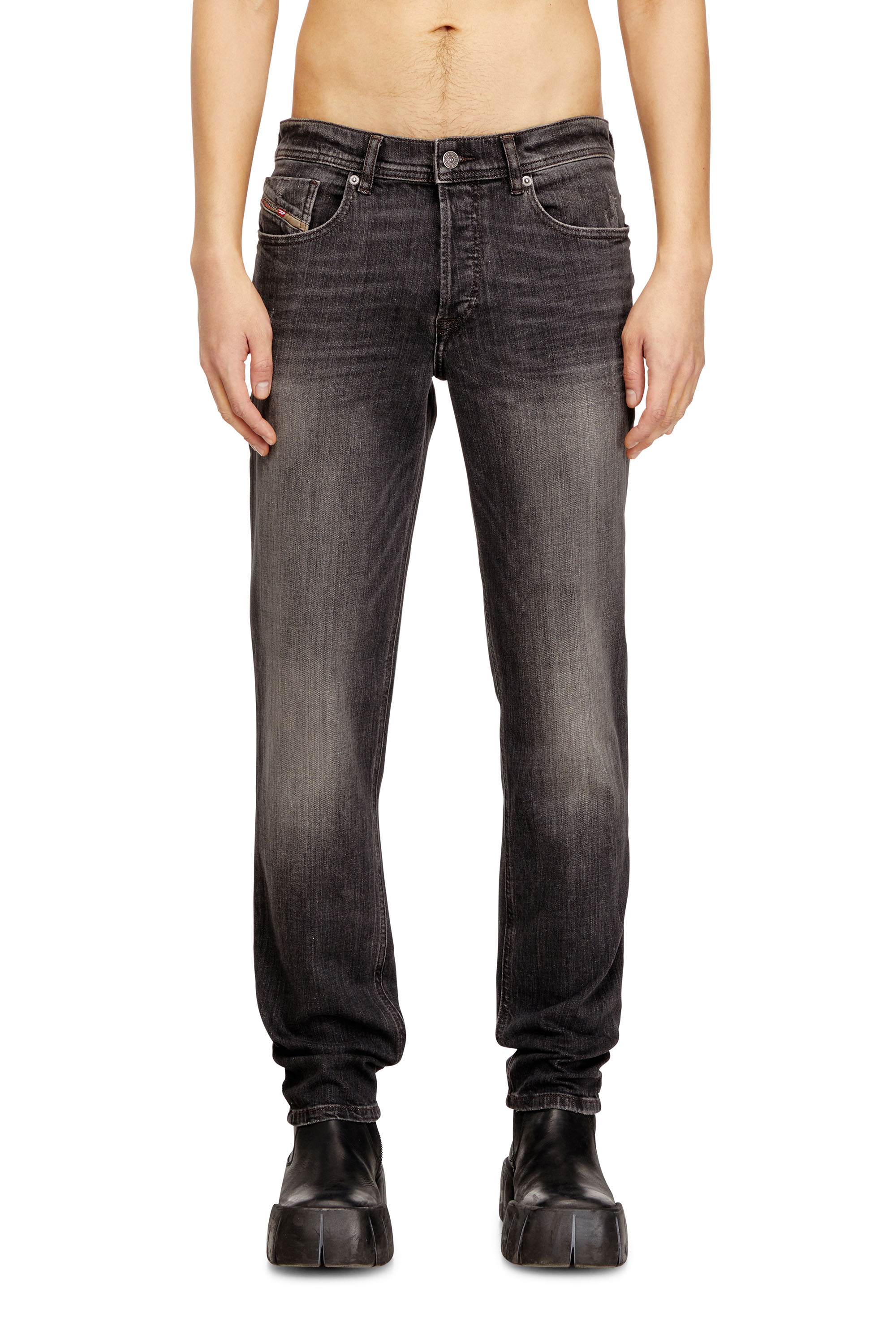 Diesel - Regular Jeans 2023 D-Finitive 0ADBU Hombre, Gris oscuro - 3