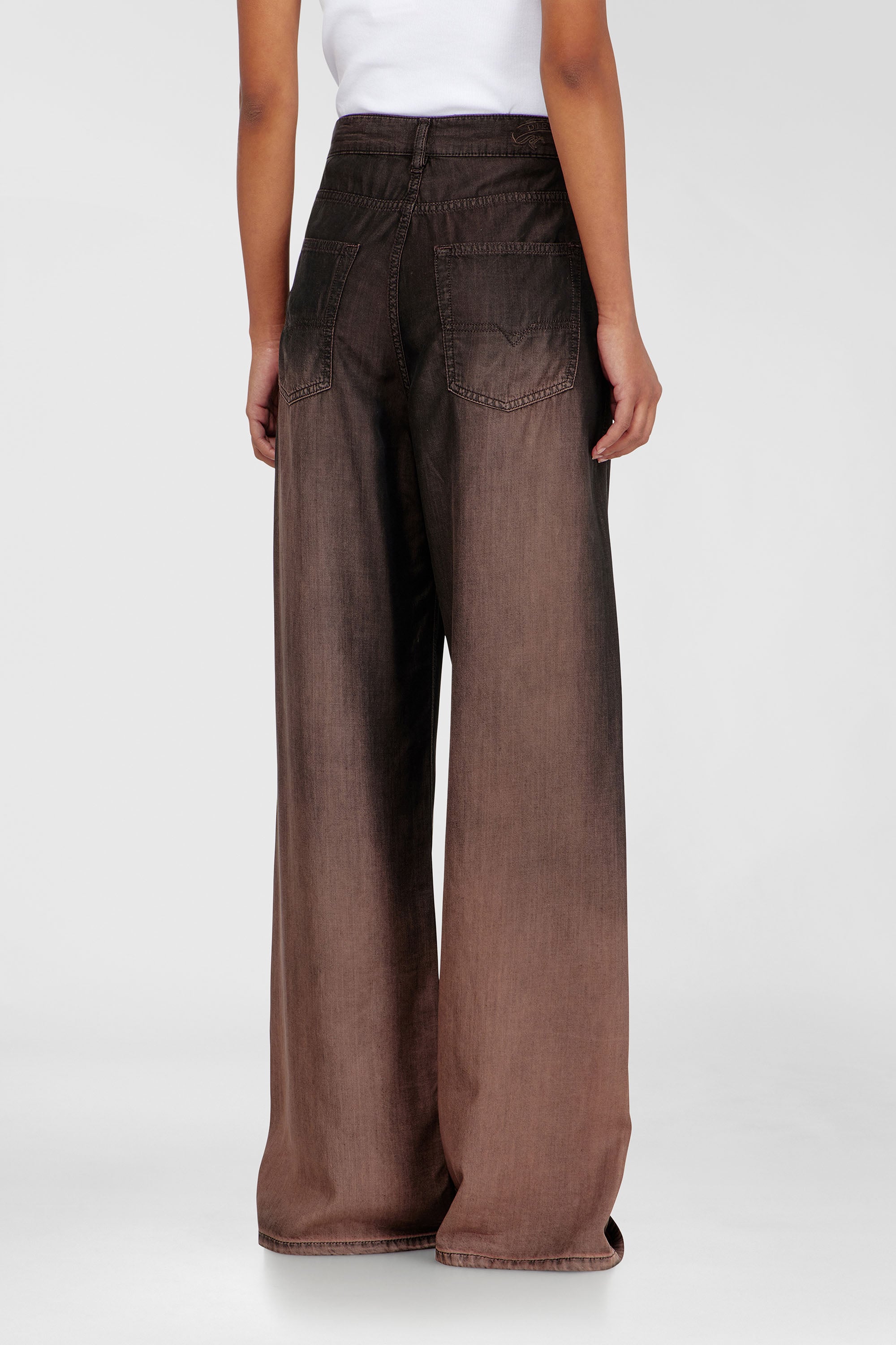 Diesel - Relaxed Jeans 1996 D-Sire 068YF Mujer, Marr&oacute;n - 5