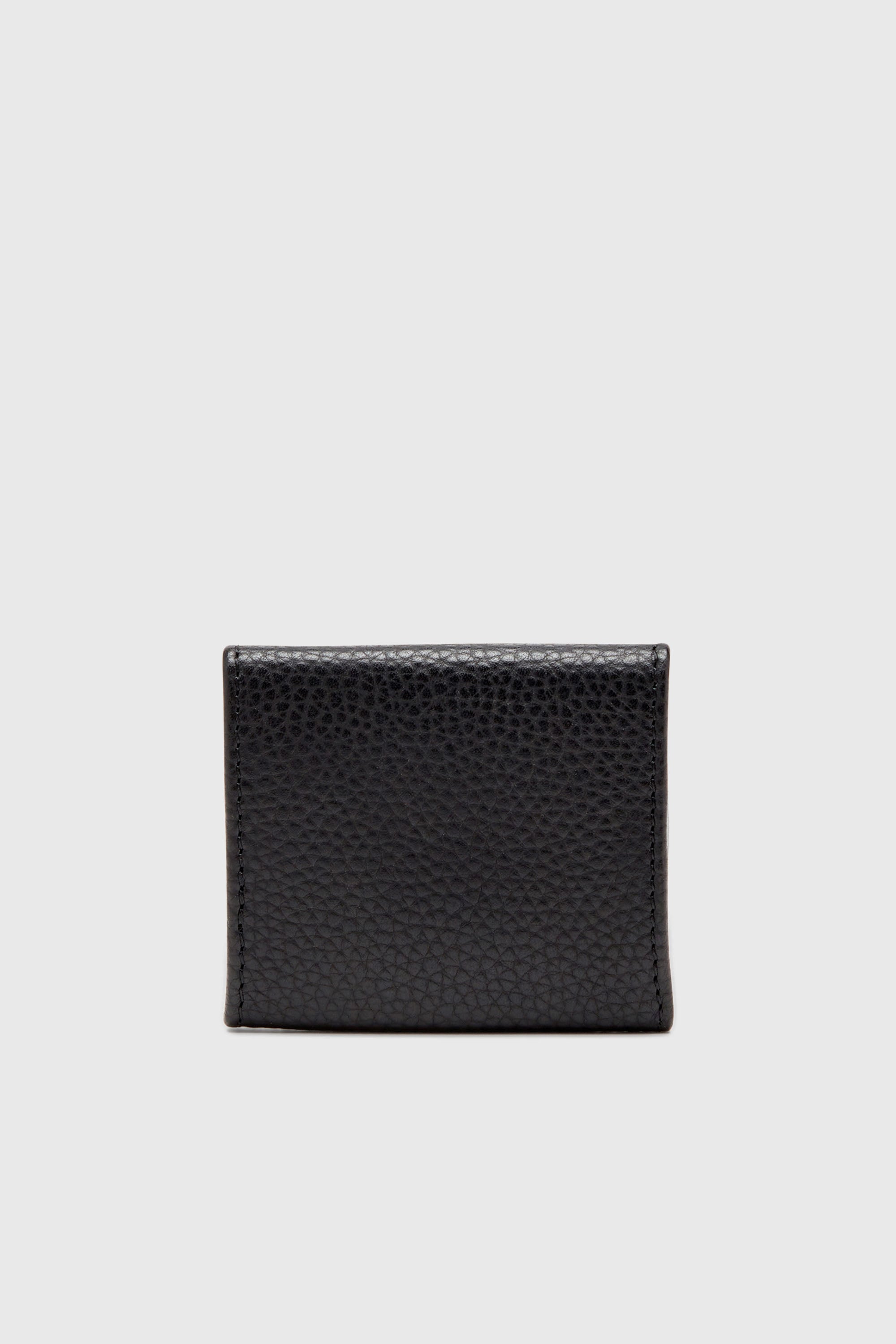 Diesel - HISSU EVO COIN CASE, Porte-monnaie en cuir grain&eacute; Homme in Noir - 2