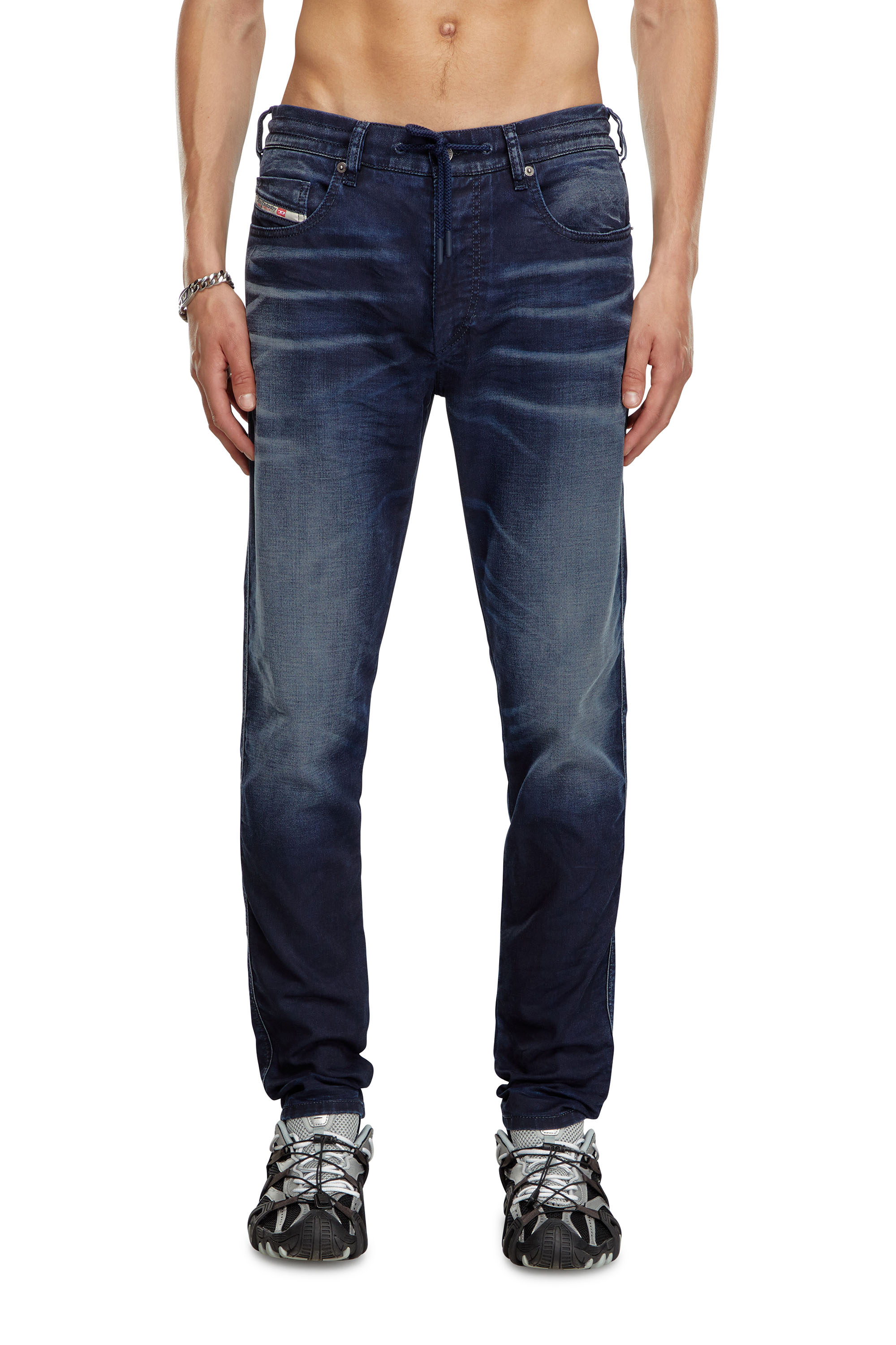 Diesel - Male's Slim 2060 D-Strukt Joggjeans® 068LY, Dark Blue - 1