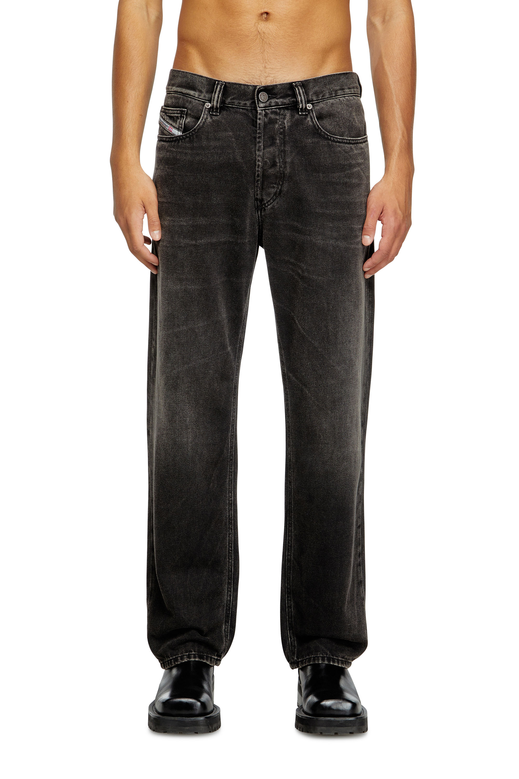 Diesel - Man's Regular Jeans 2024 D-Macs 09J96, Black/Dark grey - 2