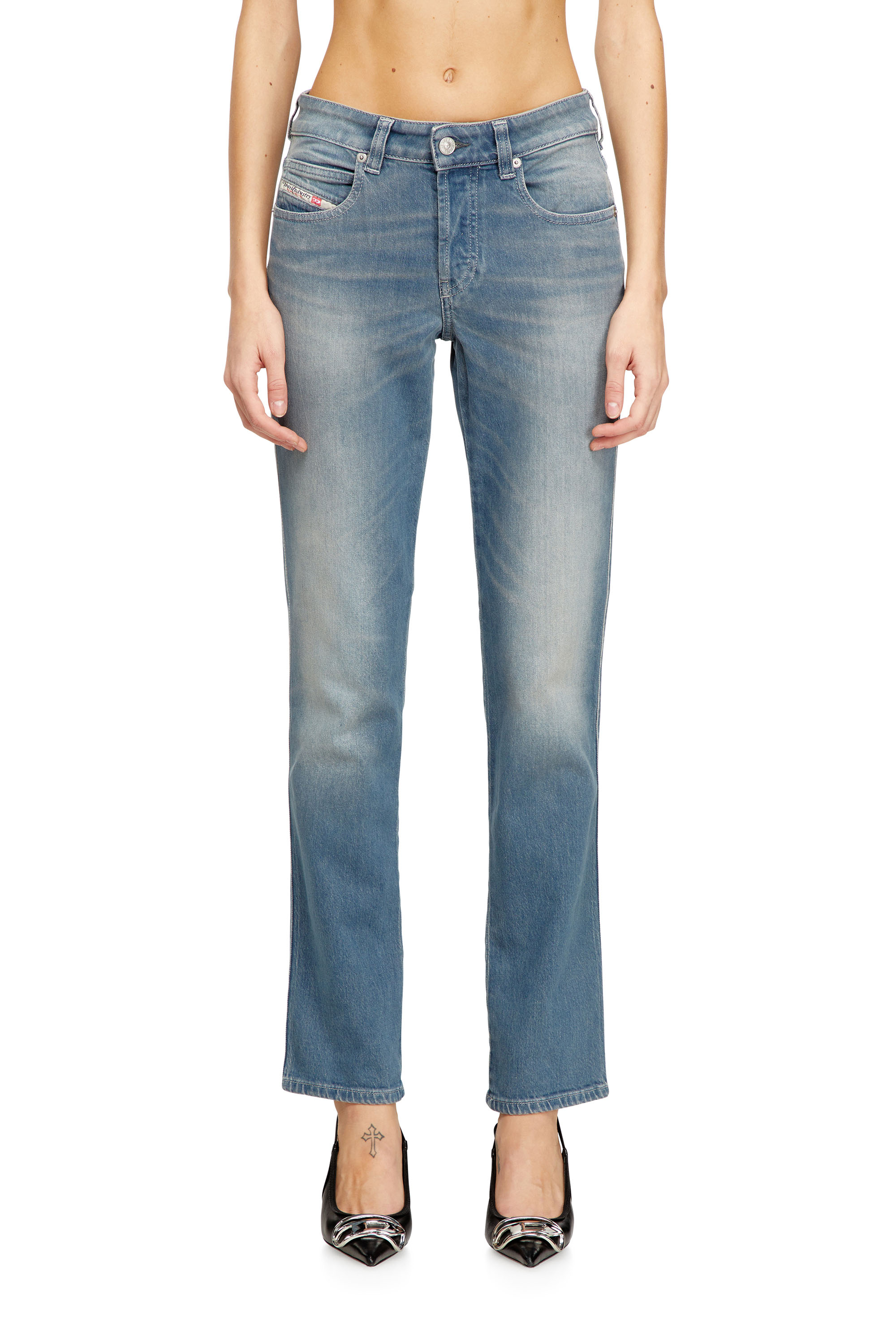 Diesel - Female's Slim Jeans 1992 D-Jiann 09N75, Medium Blue - 1