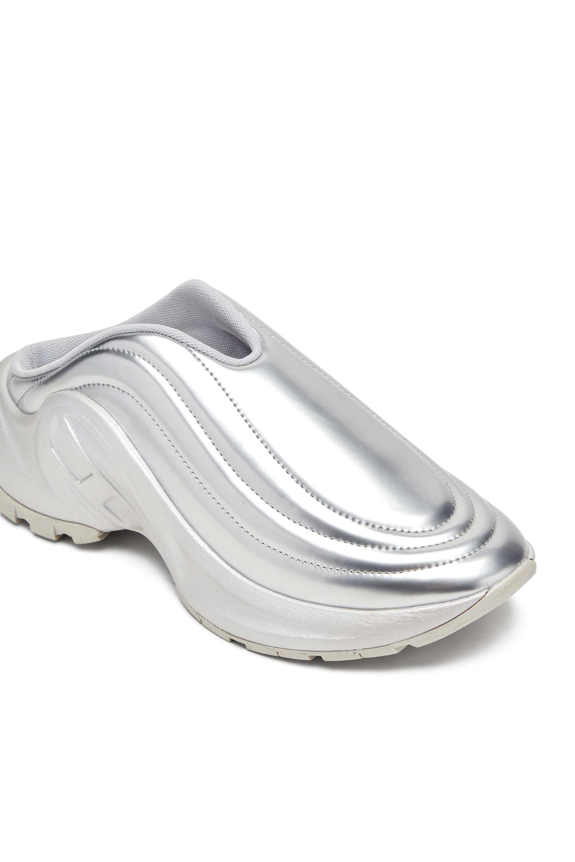 Women's S-D-Runner-Metallic mules | Silver | Diesel