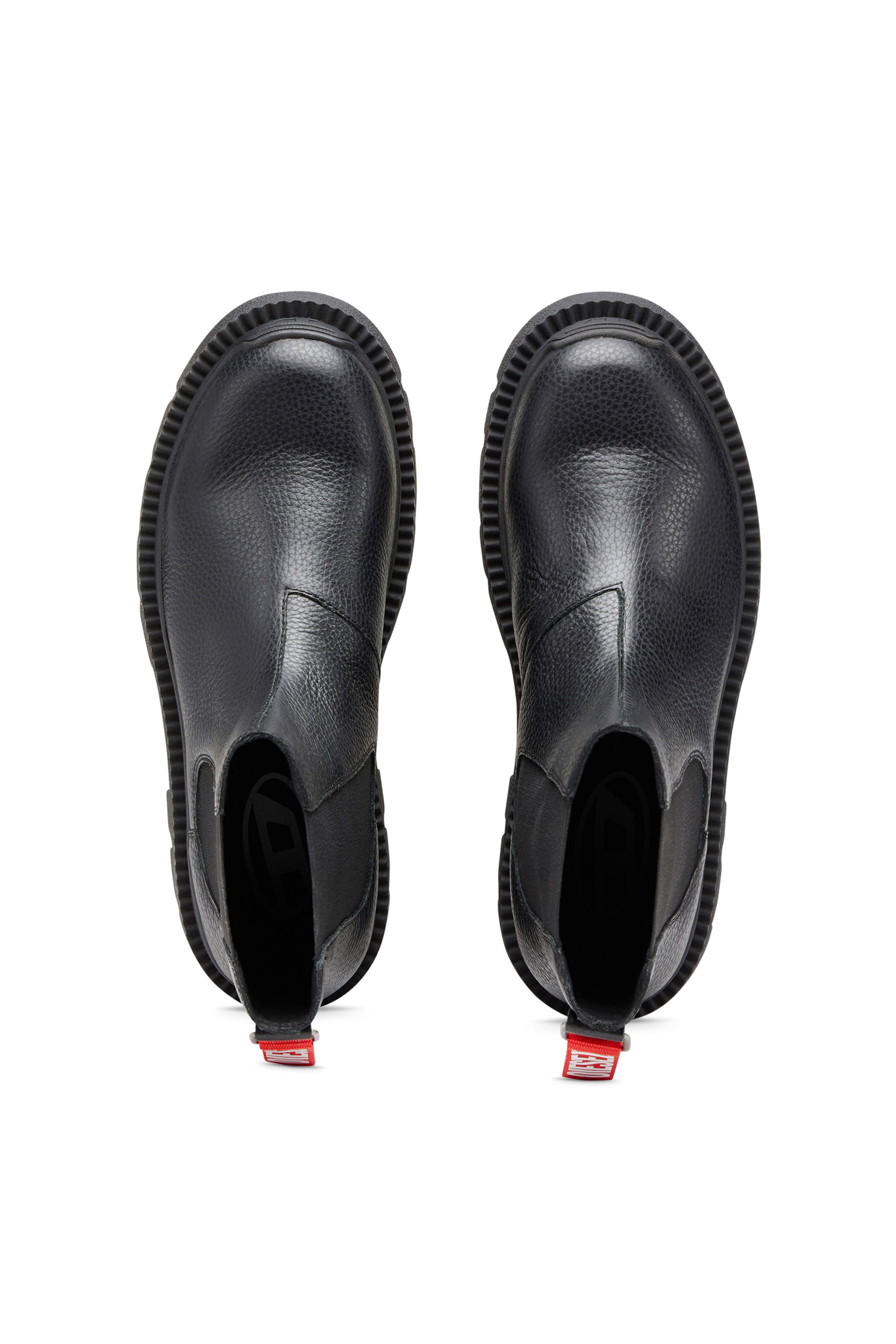 Men's D-Troit-Chelsea boots with Diesel tape tag | Black | Diesel