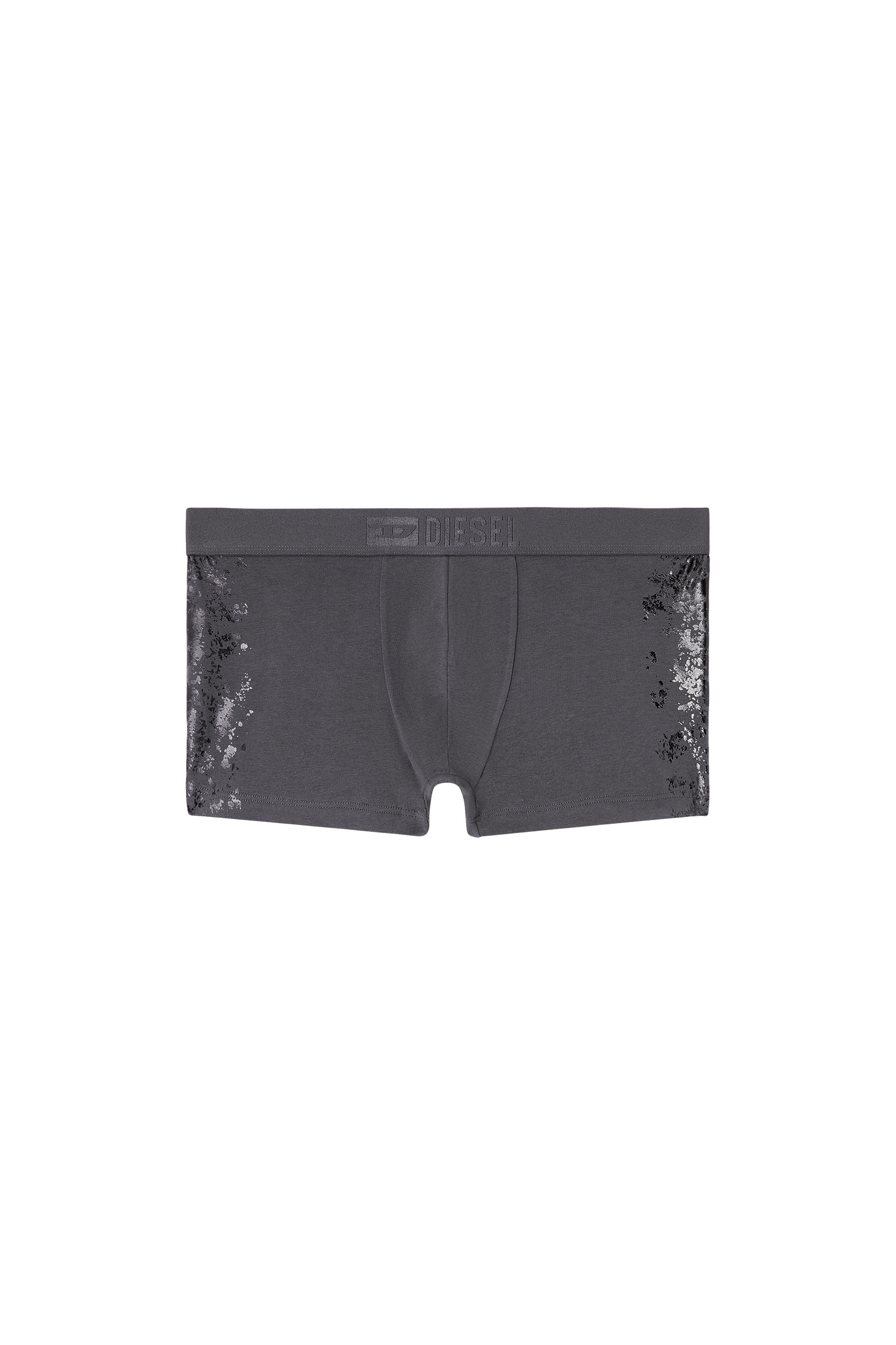 Diesel - DAMIEN-GFT, Boxers de algodón elástico con estampado tonal Hombre in Gris - 4
