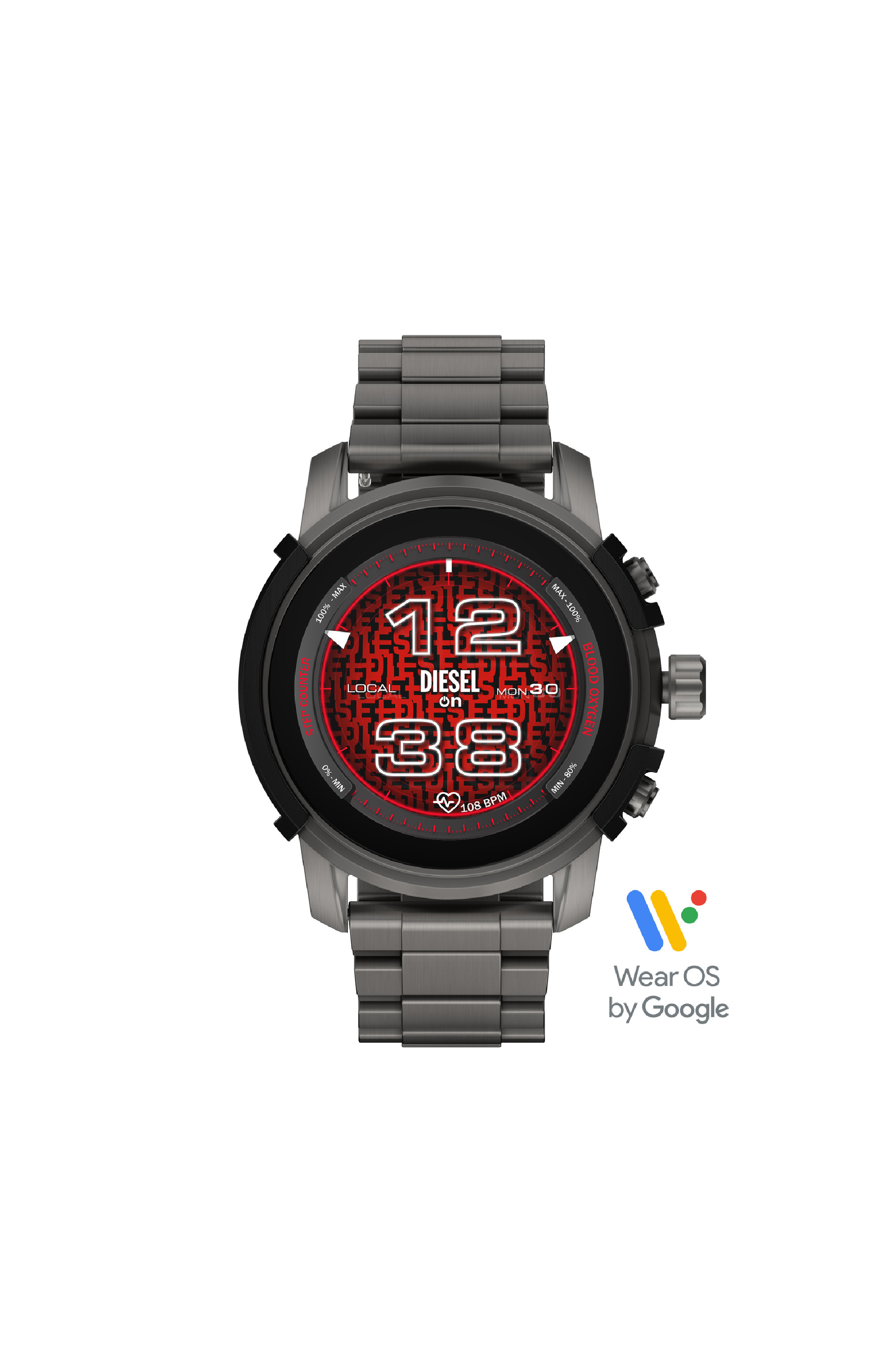 DIESEL ON SMARTWATCH レッド DT2019