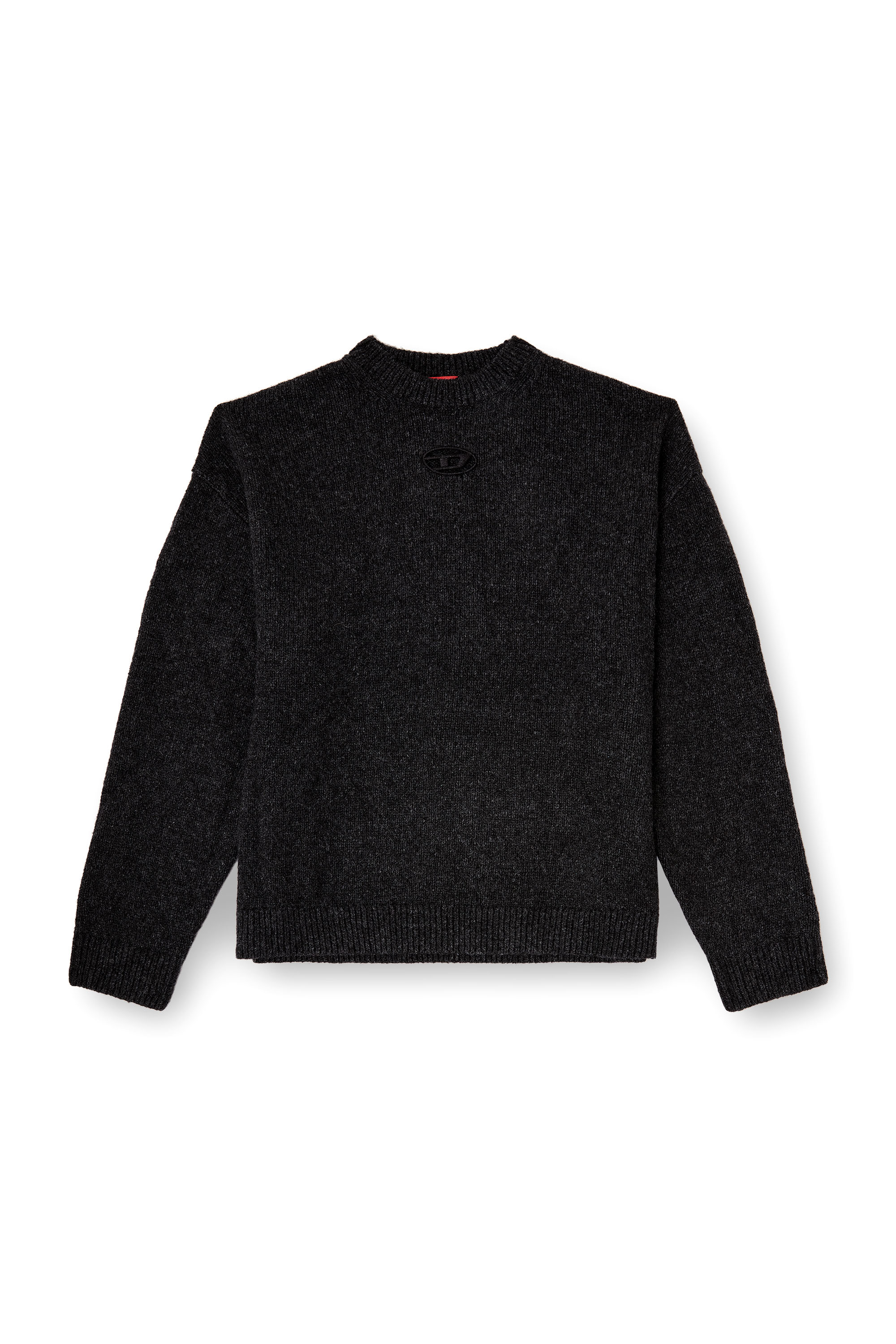 Diesel - K-AREESO, Male's Jumper in wool and alpaca blend in Black - 3
