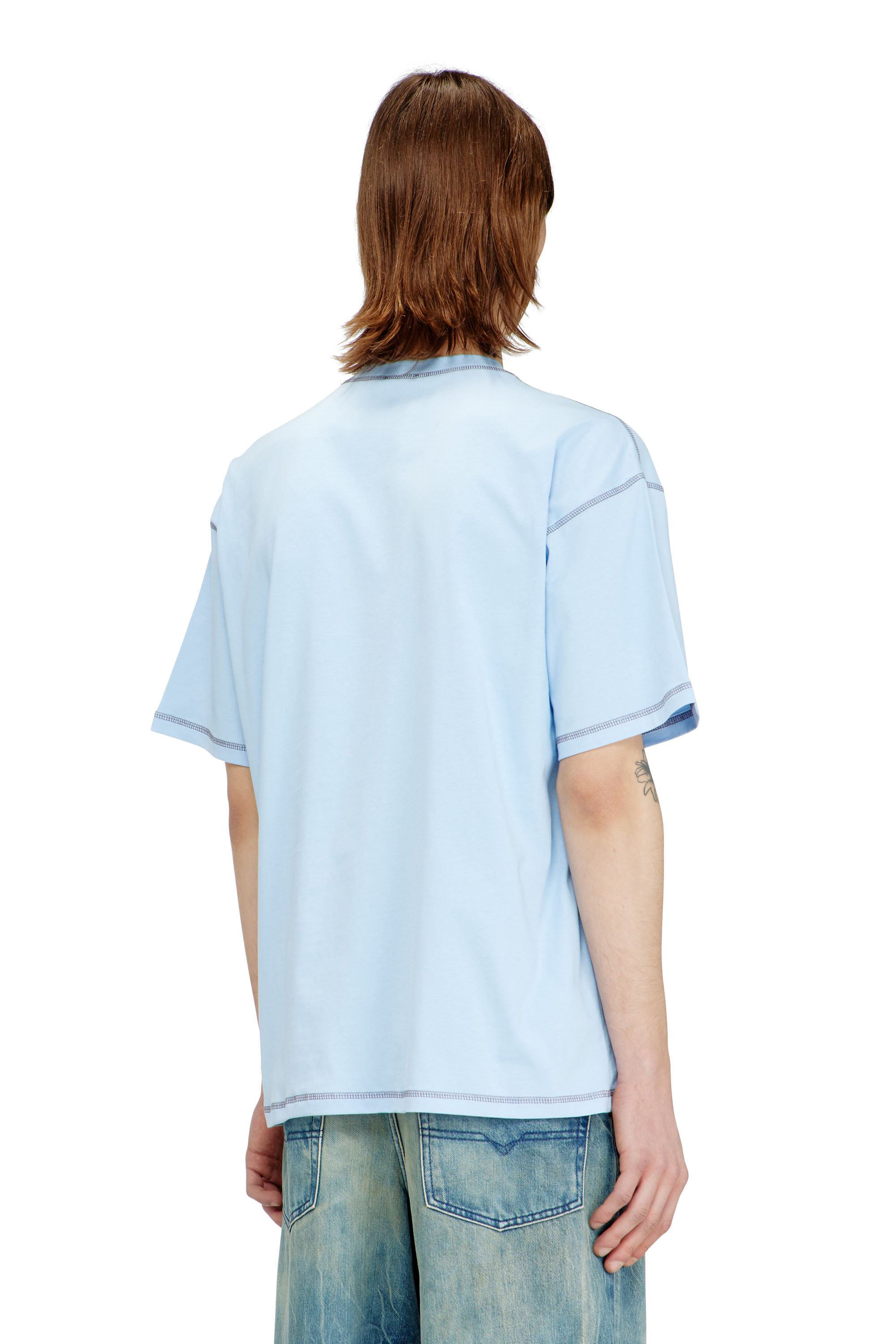 Diesel - T-BOXT-V11, Man's Relaxed T-shirt with water-effect print in null - 4