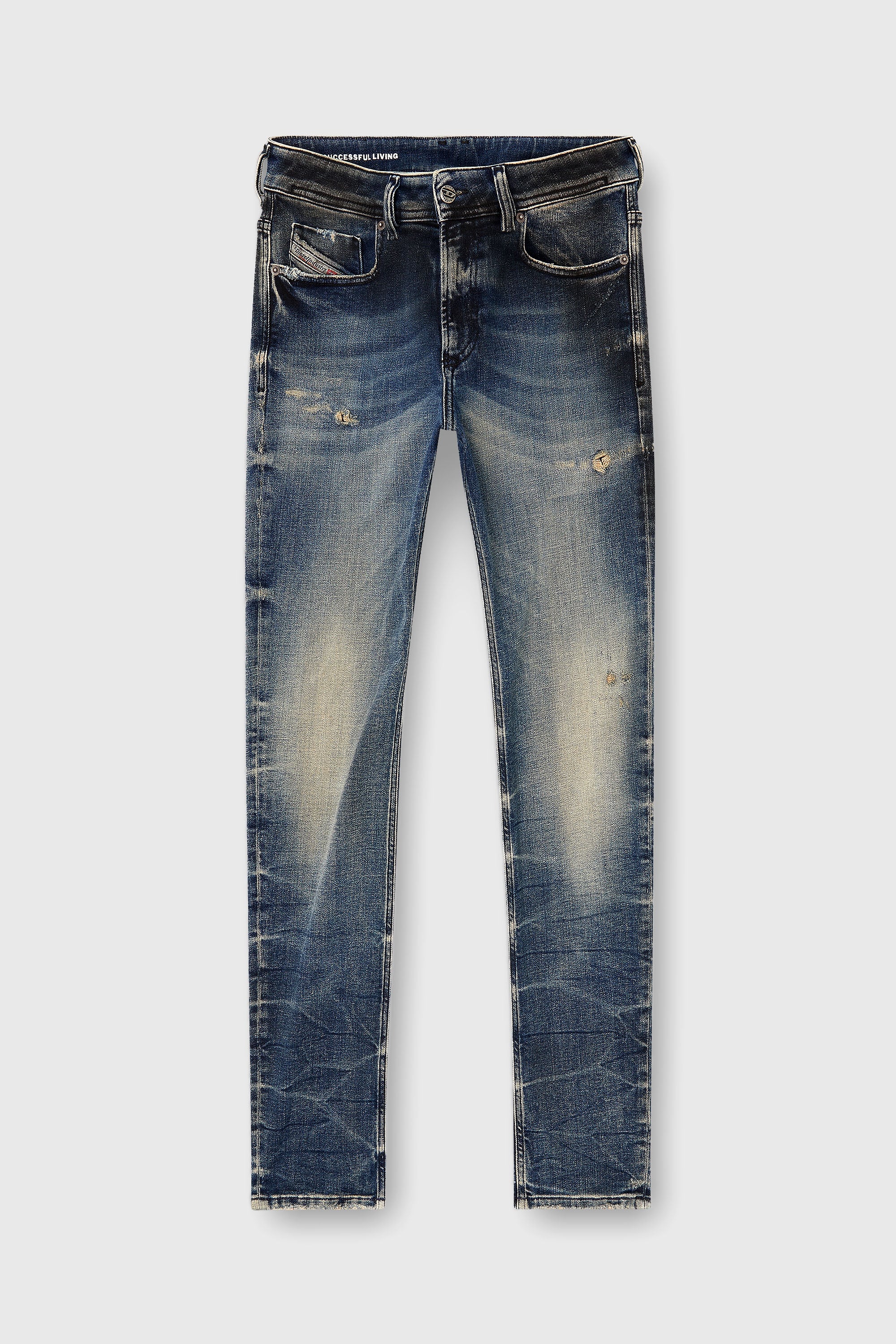 Diesel - Man's Skinny Jeans 1979 Sleenker 09N15, Medium blue - 4