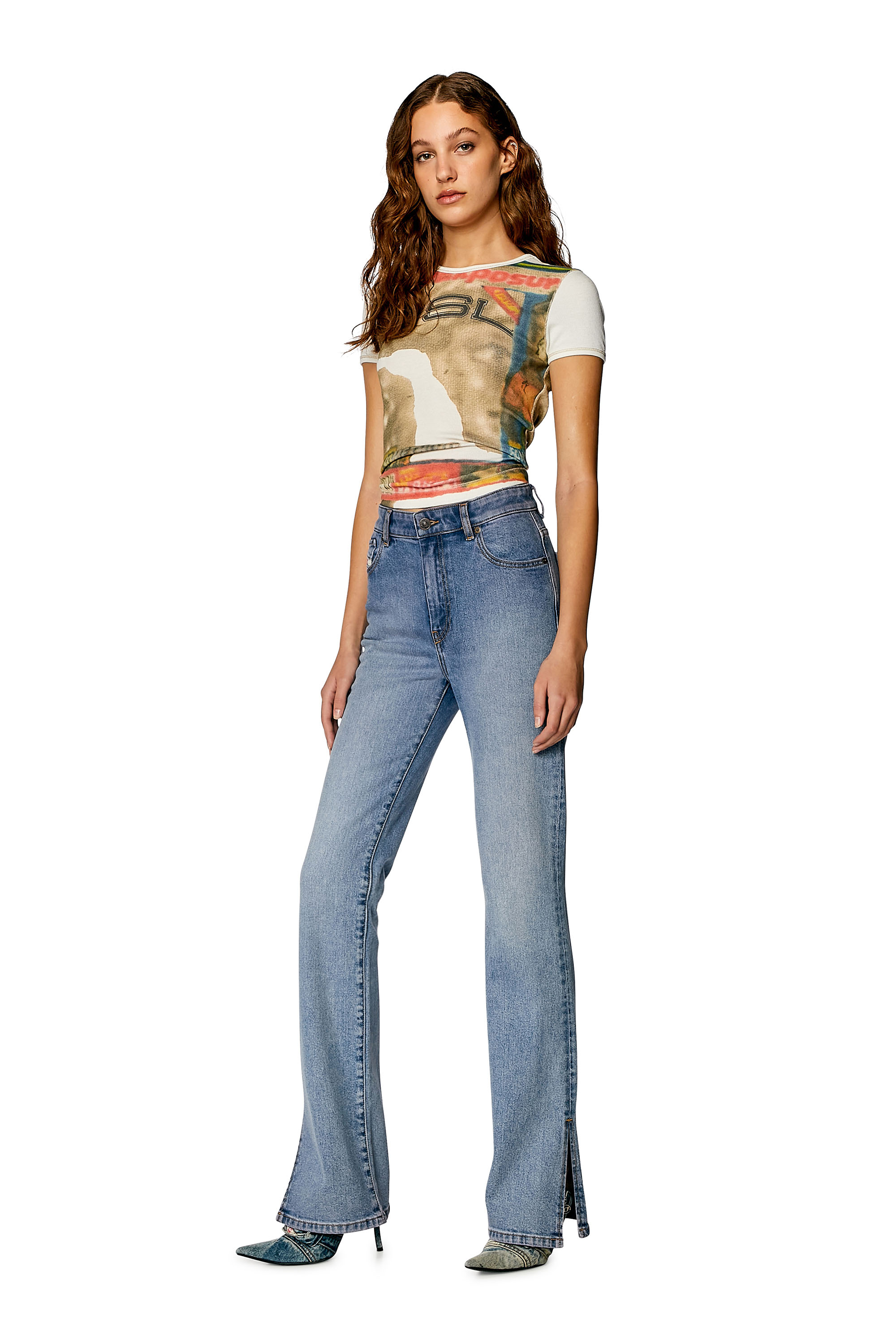 ◆DIESEL◆ Bootcut D Scription Denim Pants Blue A1139209G930 Men's Bootcut Jeans | Medium Blue | Diesel 1998 D-Buck