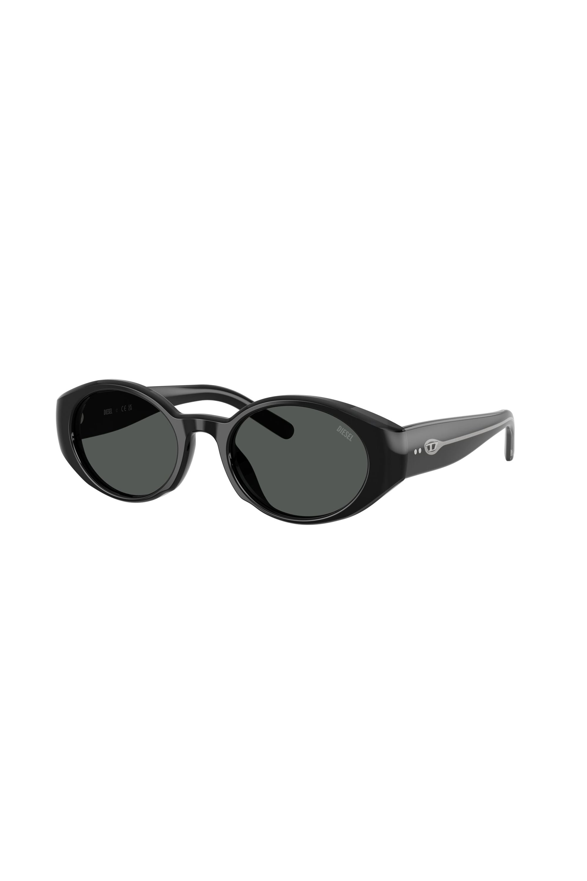Diesel - 0DL2008U, Unisex's Oval sunglasses in Black - 3