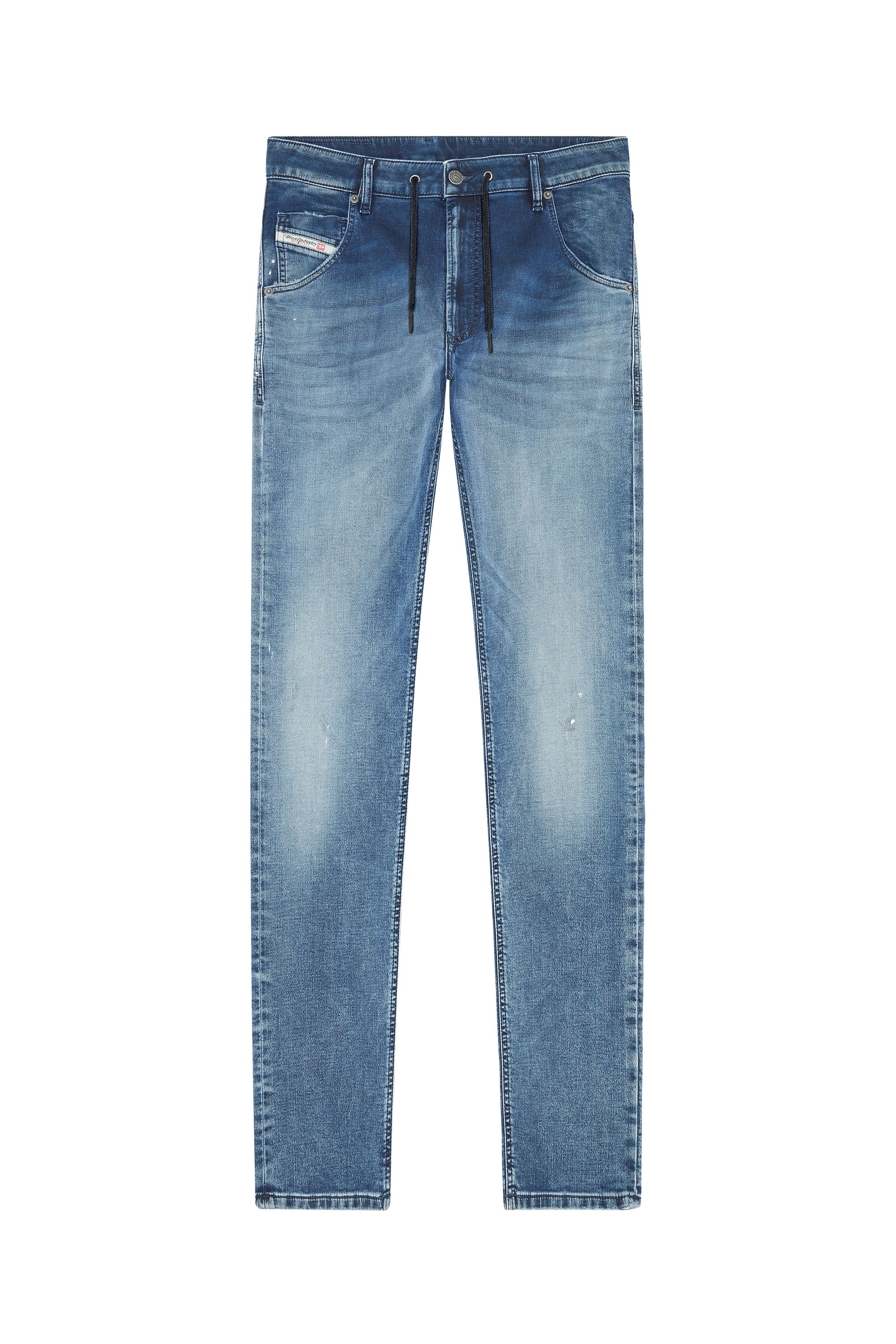 Diesel - Tapered 2030 D-Krooley Joggjeans&reg; 068CS, Man's Tapered 2030 D-Krooley Joggjeans&reg; in Medium blue - 2