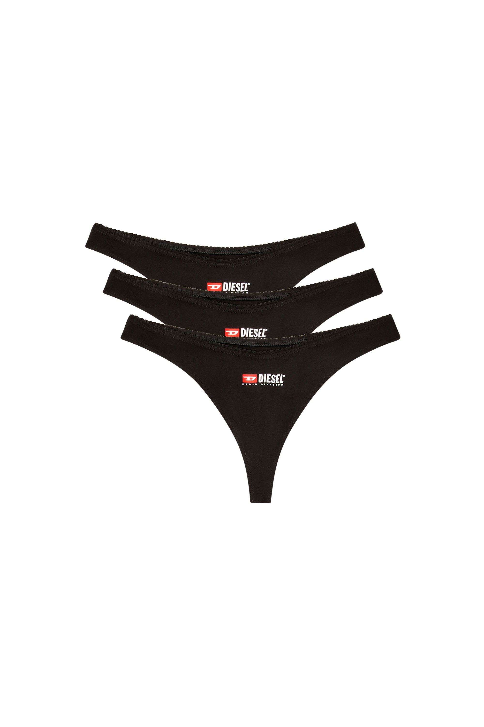 Diesel - PUNCHY-D-CORE-3PACK, Female's 3-pack of thongs in Black - 1