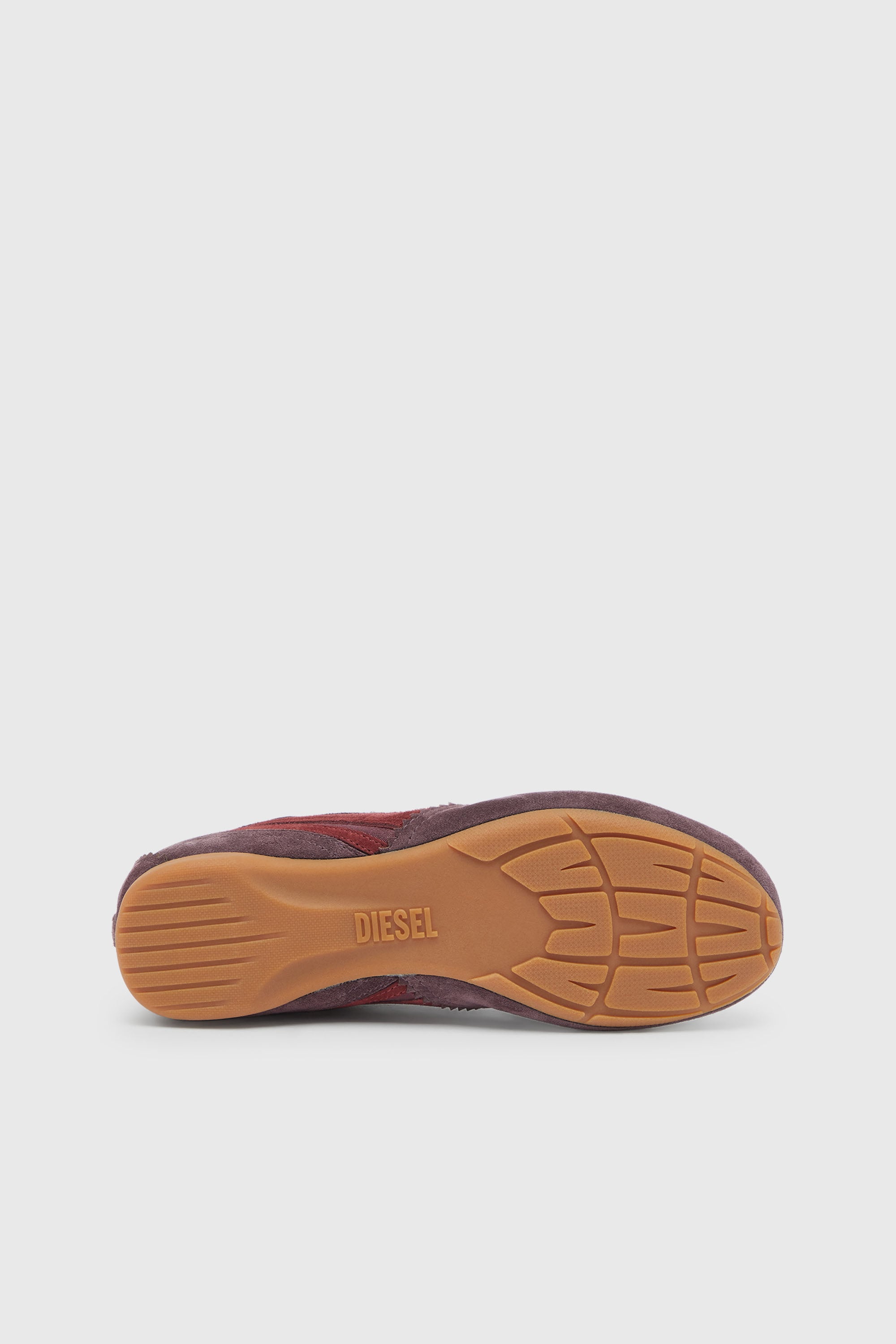 Diesel - D-MILE LOW II W, D-Mile- Zapatillas con superposiciones de ante Mujer in Rojo - 5