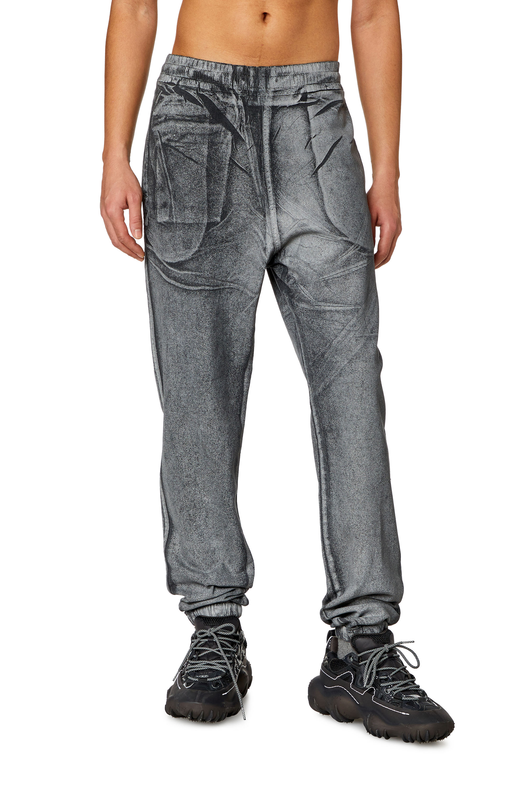 Diesel - Unisex's Slim D-Labb Track denim 068KQ, Grey - 5