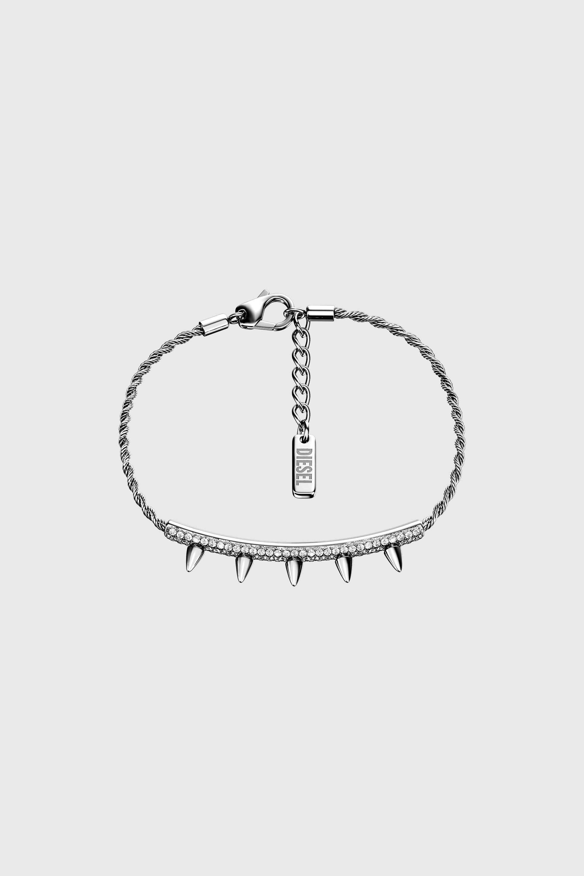 Diesel - DX1725040, Pulsera ID de acero inoxidable Unisex in Plateado - 1