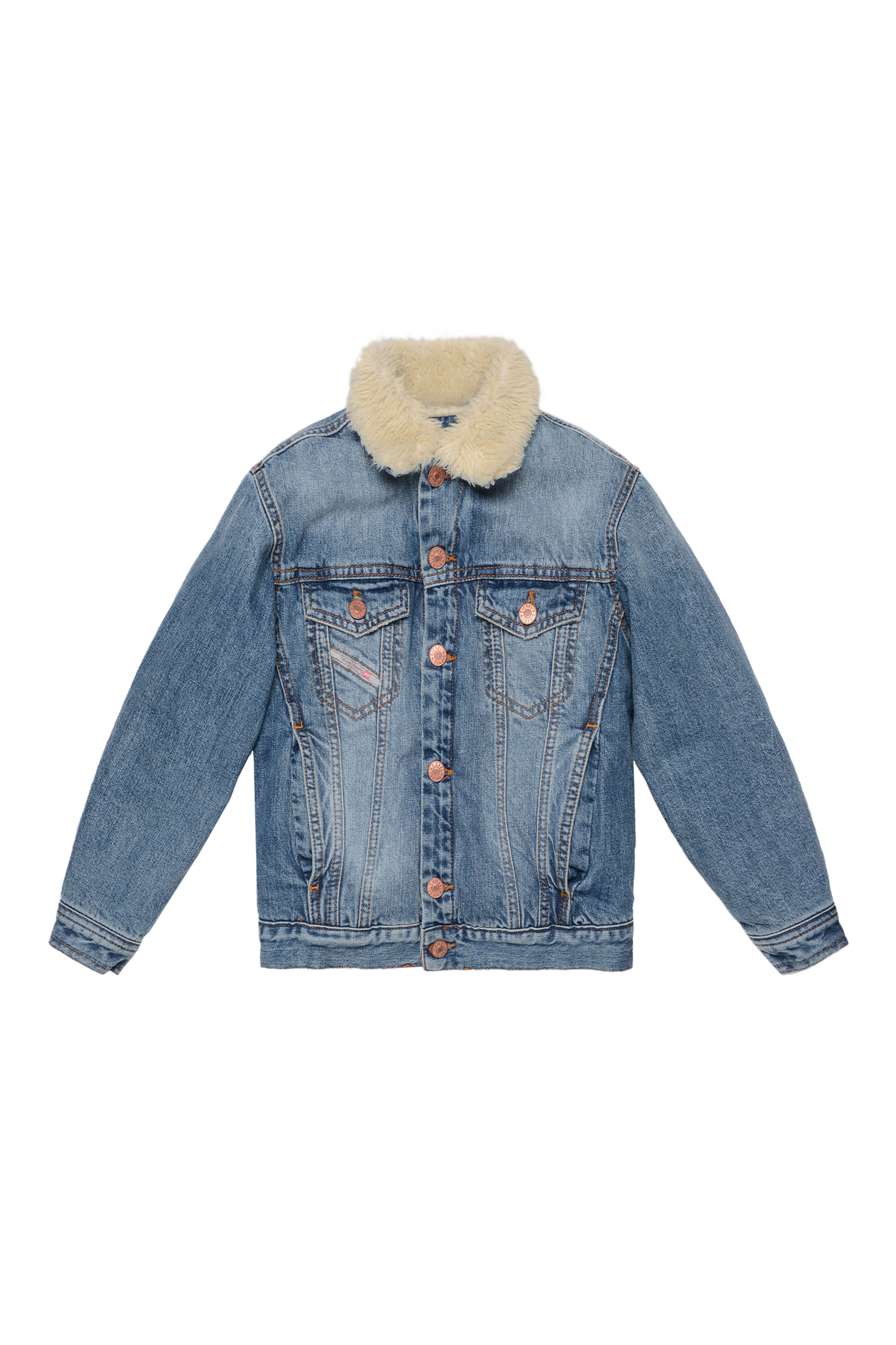 JRESKY Boy: Trucker jacket with teddy fur | Diesel