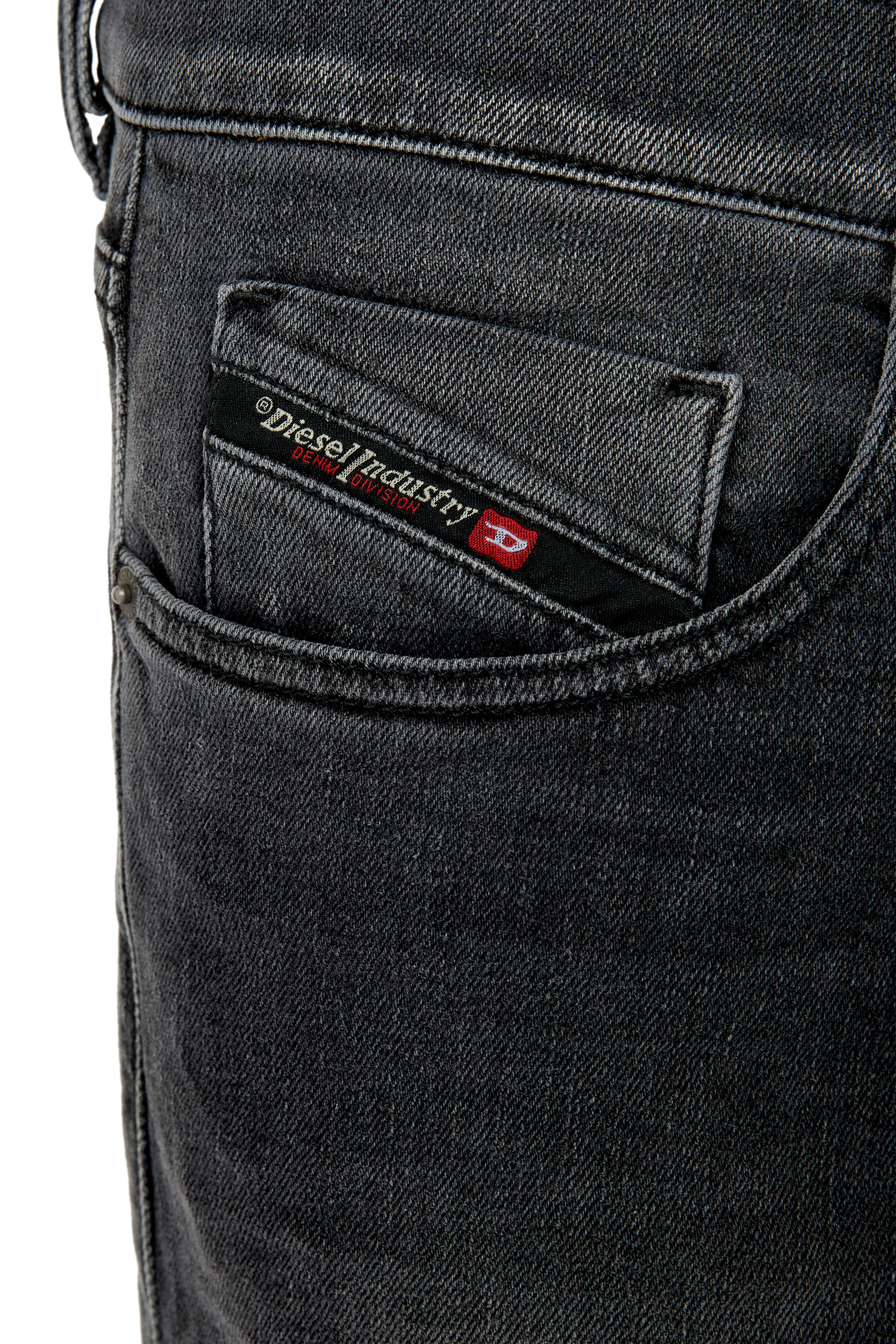 Slim Jeans 2019 D-Strukt 09E94, Noir/Gris foncé Diesel - Slim Jeans 2019 D-Strukt 09E94, Slim Jeans - 2019 D-Strukt Homme in Noir - 5