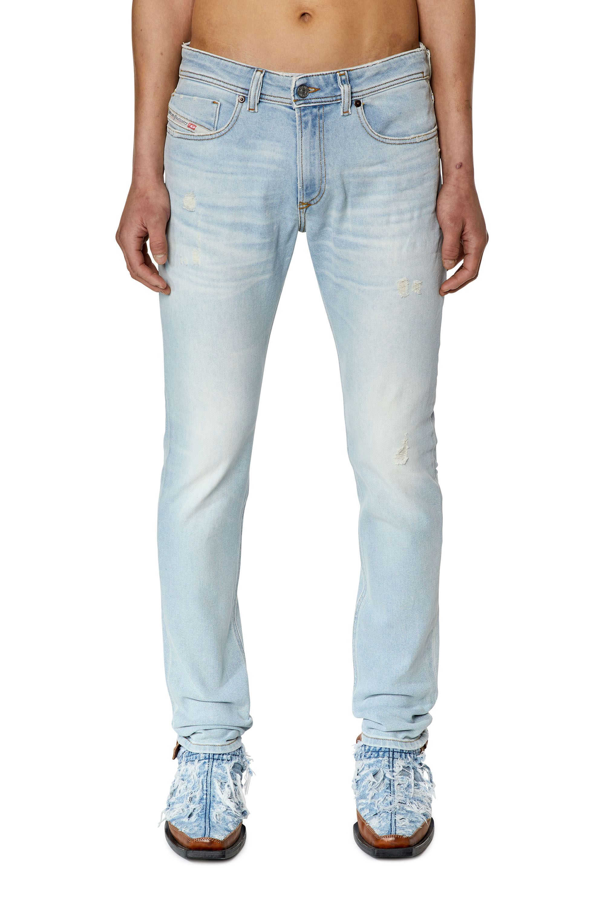 Man セルフィー 1979 SLEENKER Man: skinny Light blue Jeans | Diesel