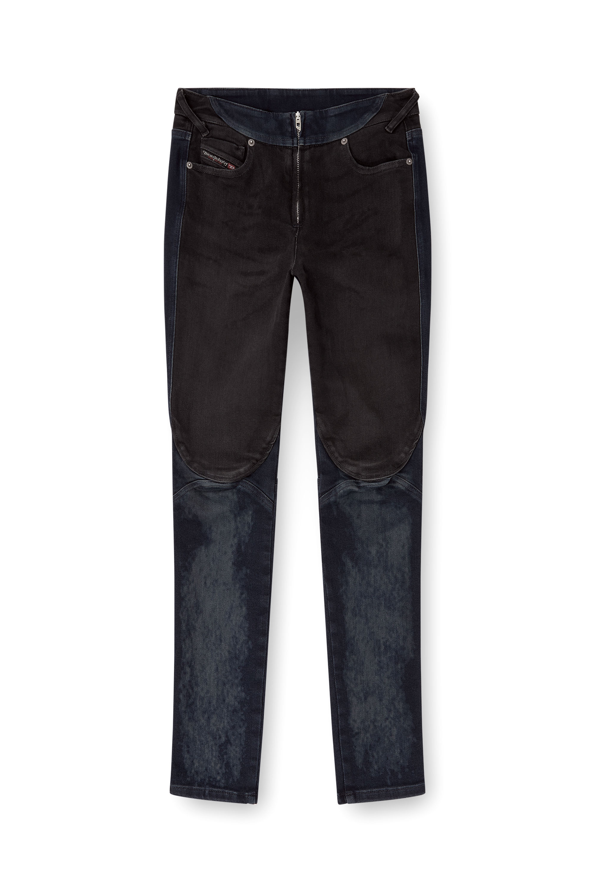 Diesel - Slim Jeans D-Bikee 09M92 Femme, Bleu Foncé - Image 3