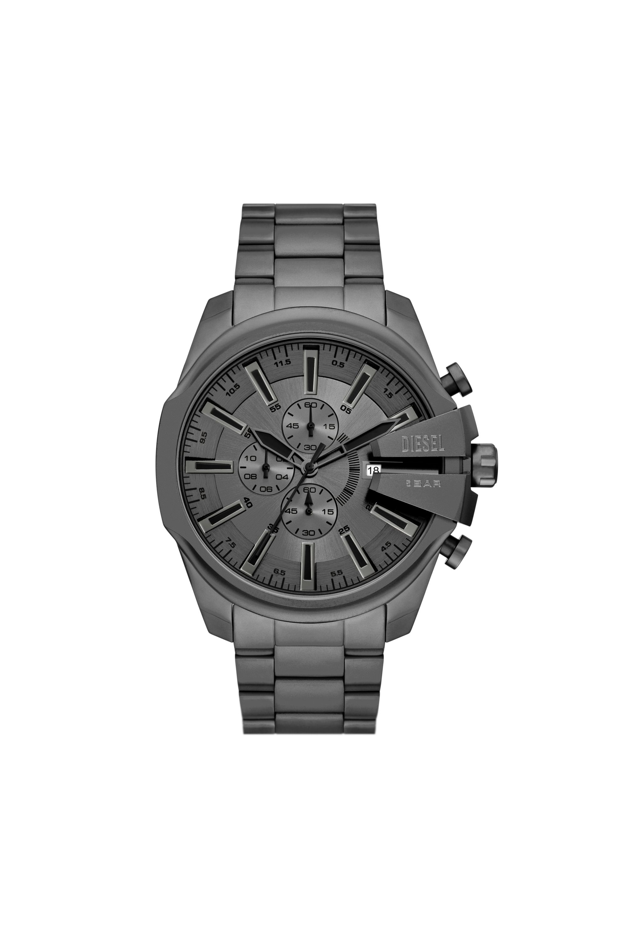 Diesel - DZ4676, Male's Mega Chief Slim stainless steel watch in Dark Grey - 1