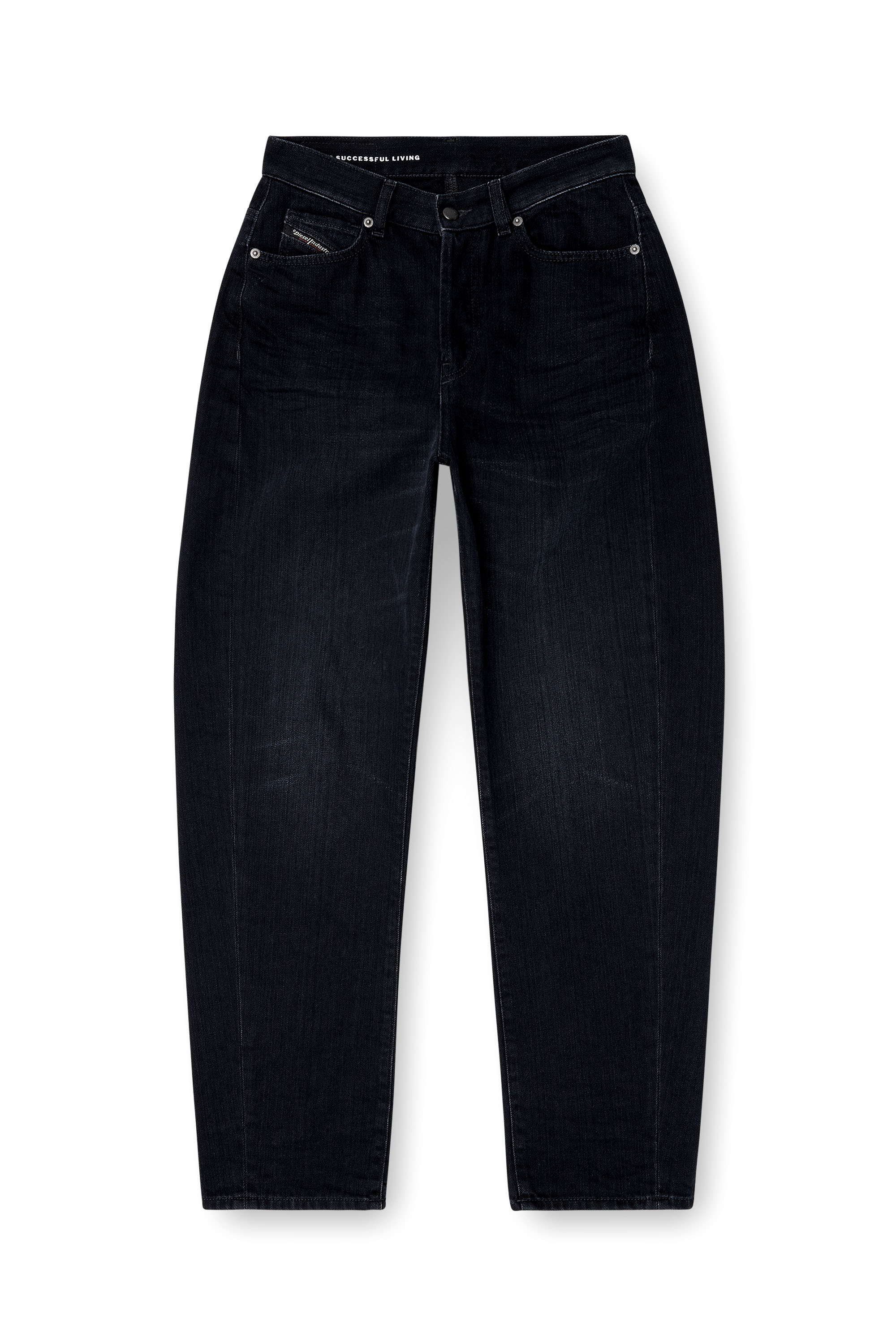 Relaxed Jeans 1974 D-Ellz 09L54, Dark Blue Diesel - Female's Relaxed Jeans 1974 D-Ellz 09L54, Dark Blue - 2