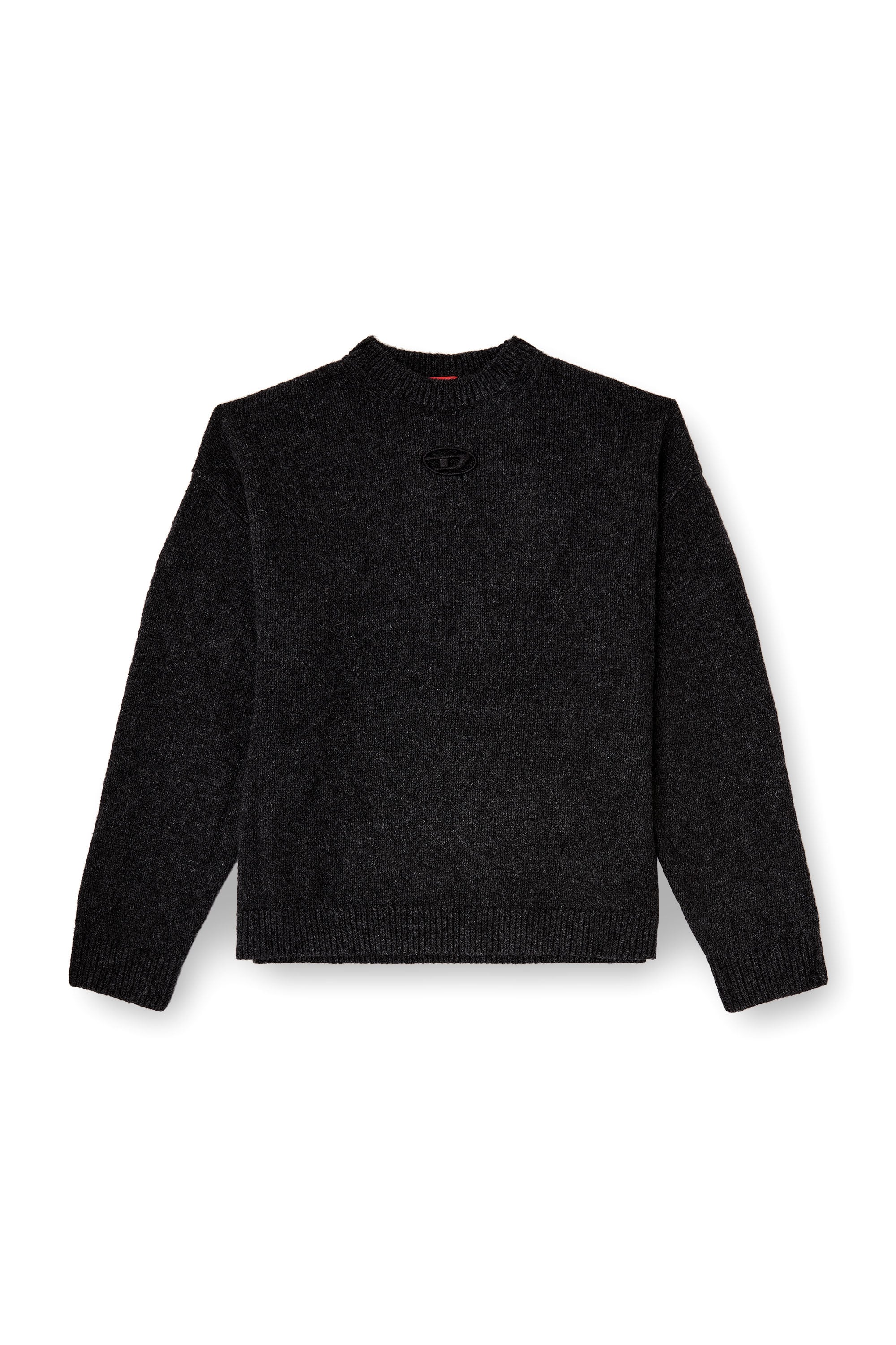 Diesel - K-AREESO, Male's Jumper in wool and alpaca blend in Black - 2