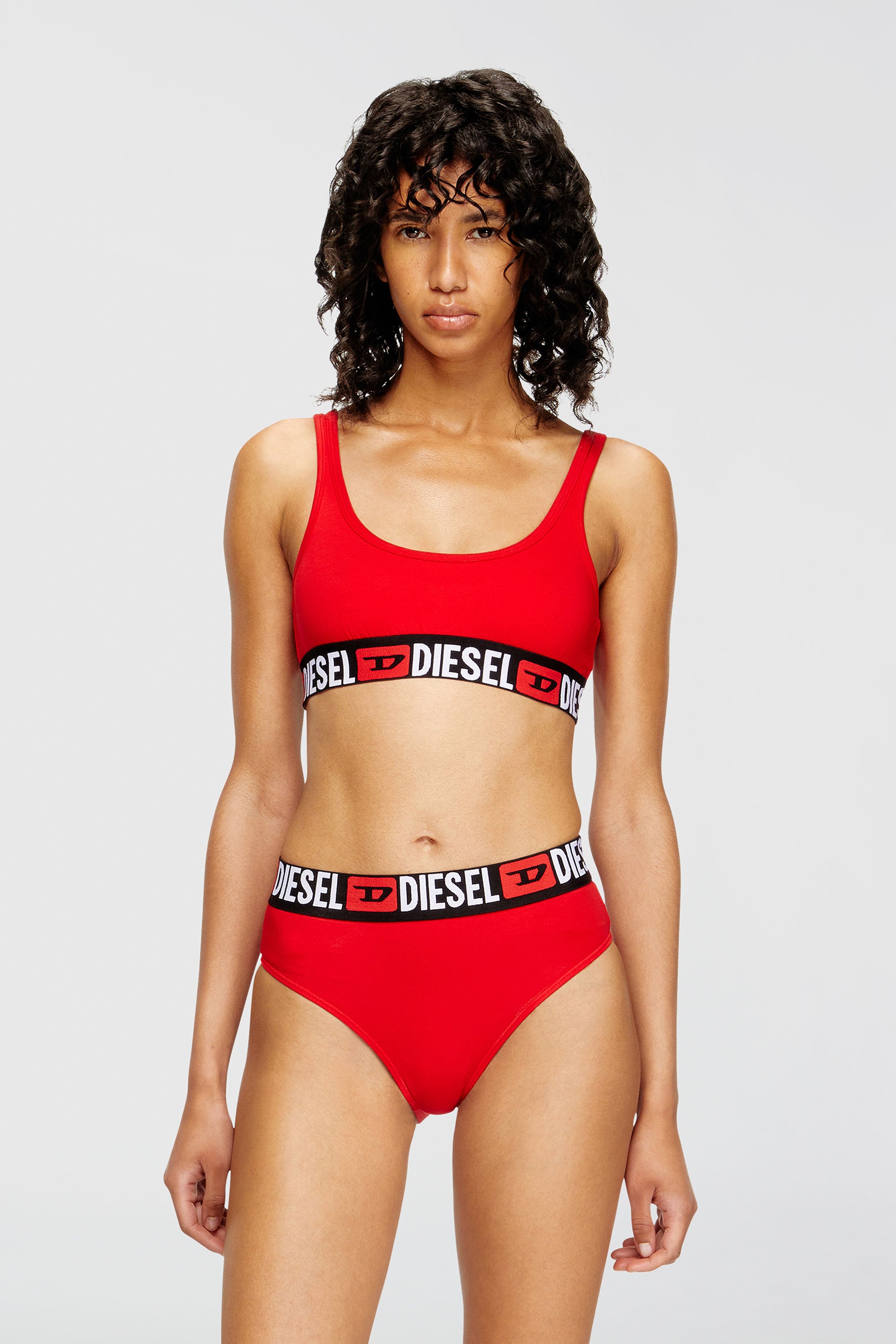 Bralette con banda con logotipo