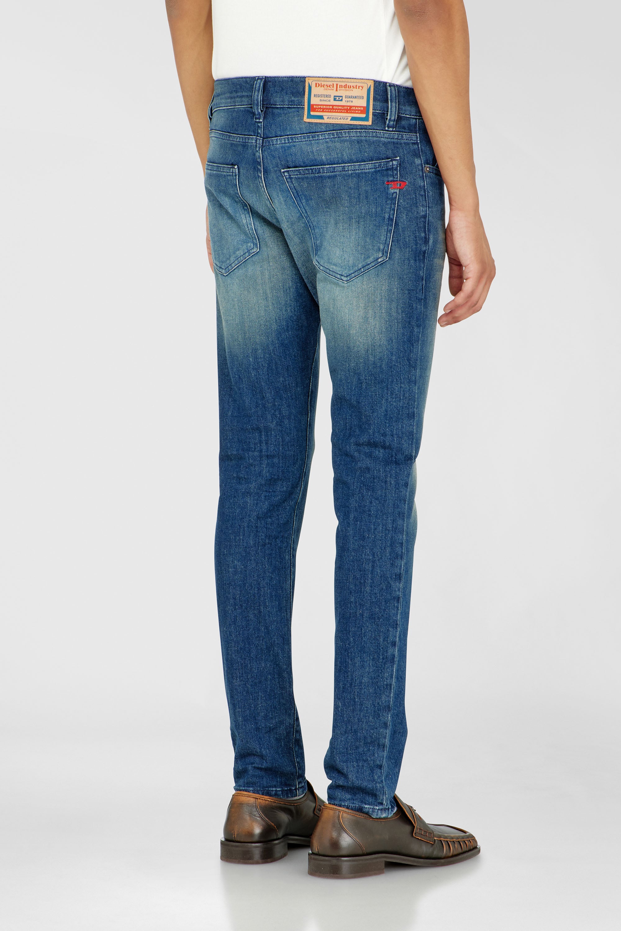 Diesel - Male's Slim Jeans 2019 D-Strukt 0KBBR, Dark Blue - 5