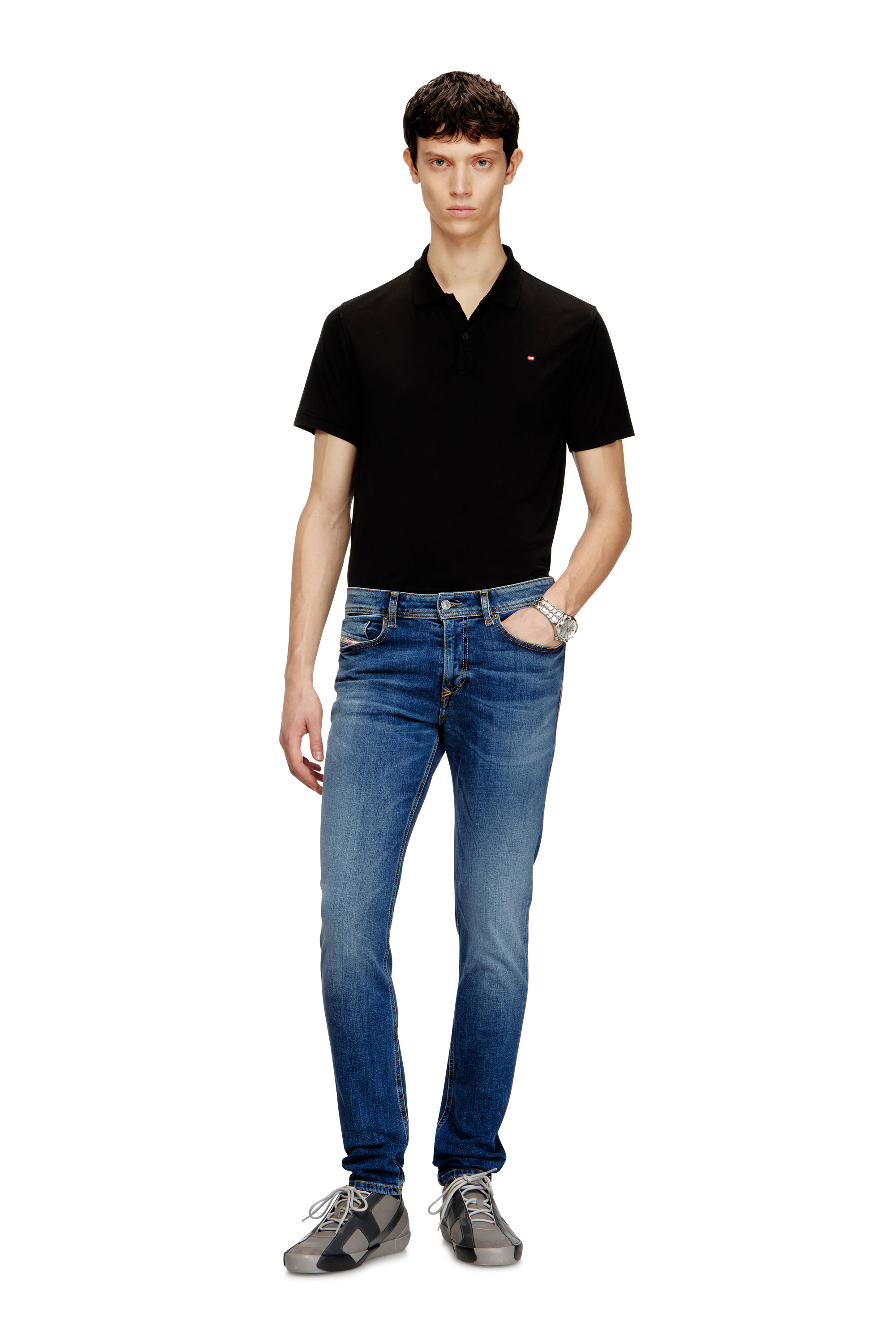 Diesel - Male's Skinny Jeans 1979 Sleenker 09J33, Medium Blue - 1