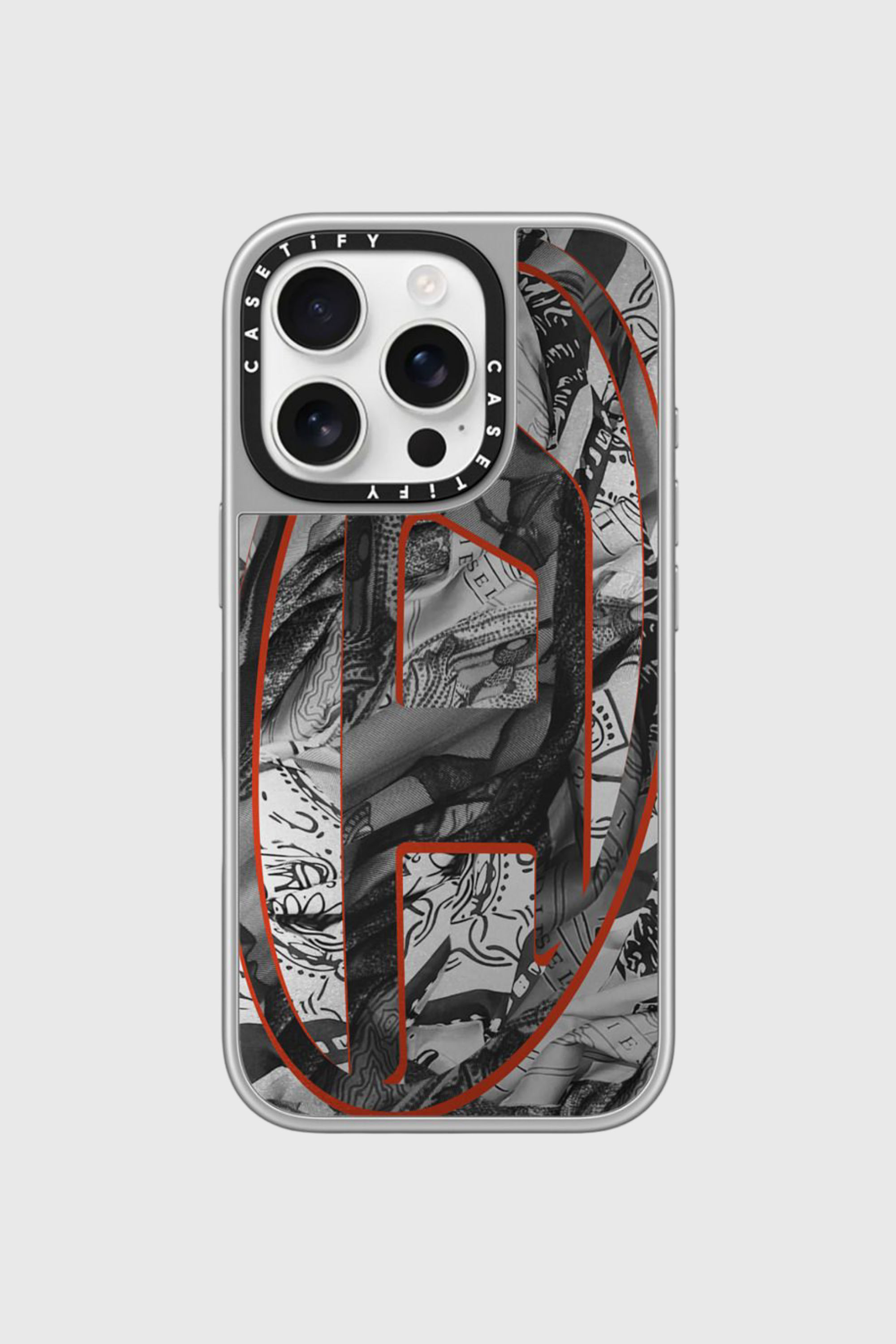 Diesel - 60338 CASETIFY MOULDED CASE, Coque MagSafe Bandana iPhone 16 Pro Mixte in Polychrome - 1